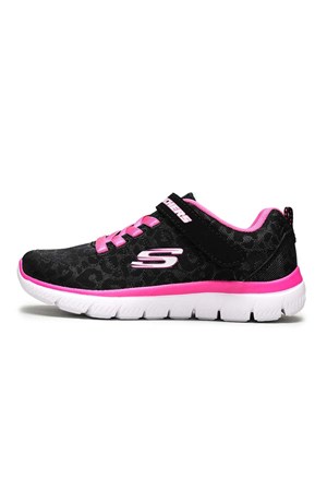 Skechers Summits-Worth Wild Çocuk Spor Ayakkabı 302072L BKNP Siyah