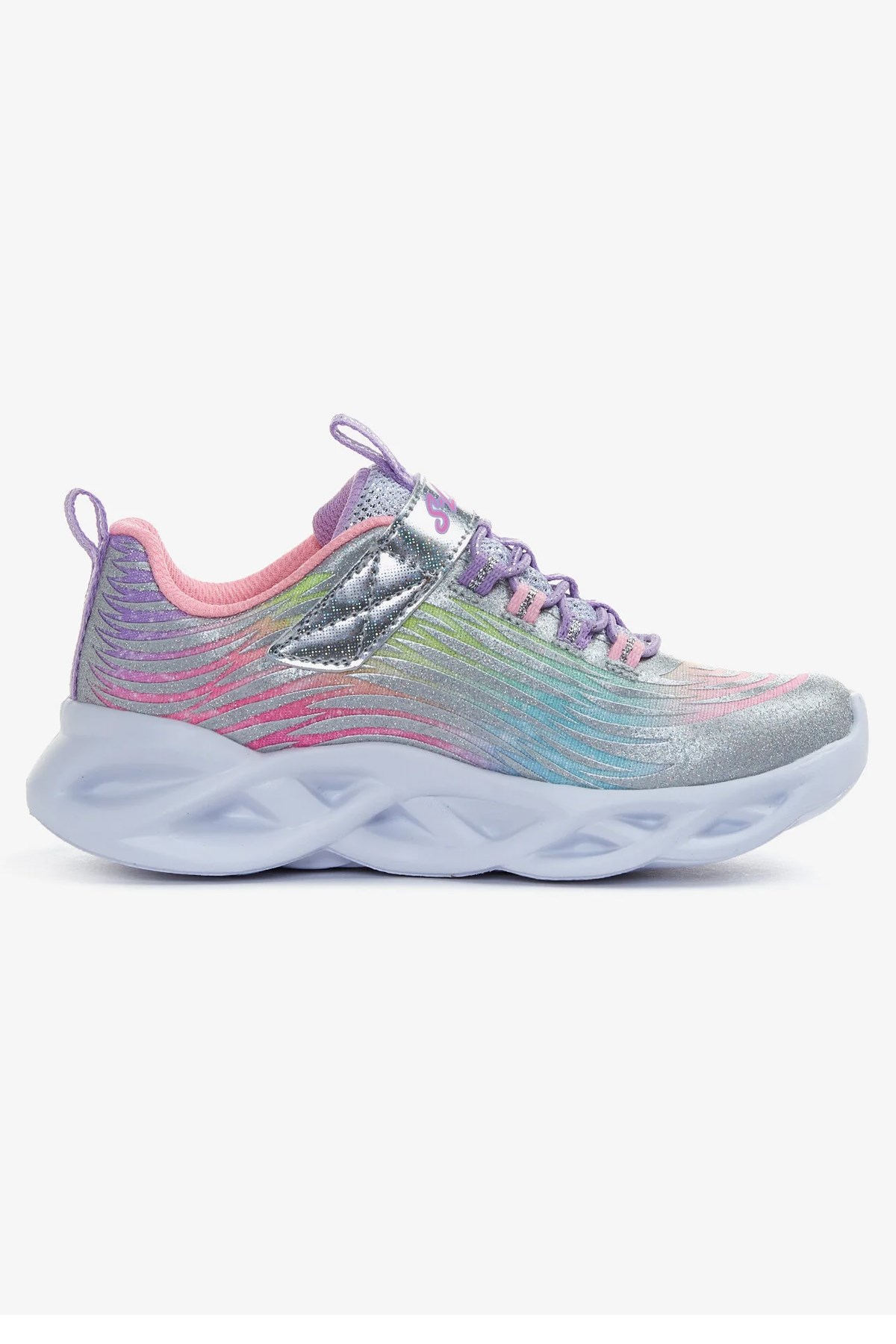 Skechers Twisty Çocuk Spor Ayakkabı 302321L SMLT Gri