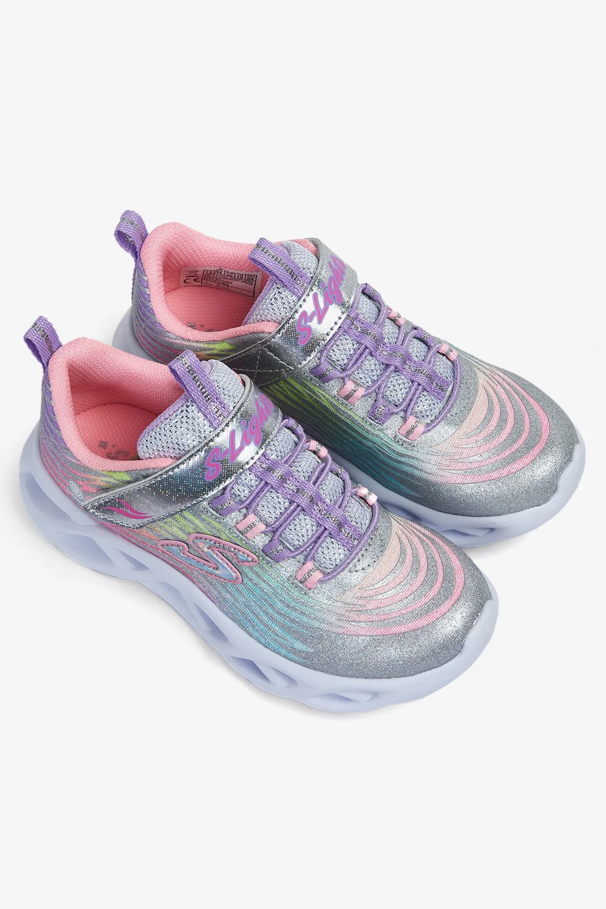 Skechers Twisty Çocuk Spor Ayakkabı 302321L SMLT Gri