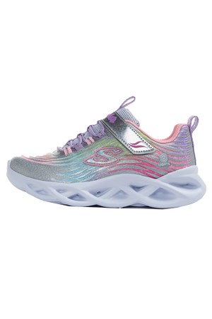 Skechers Twisty Çocuk Spor Ayakkabı 302321L SMLT Gri