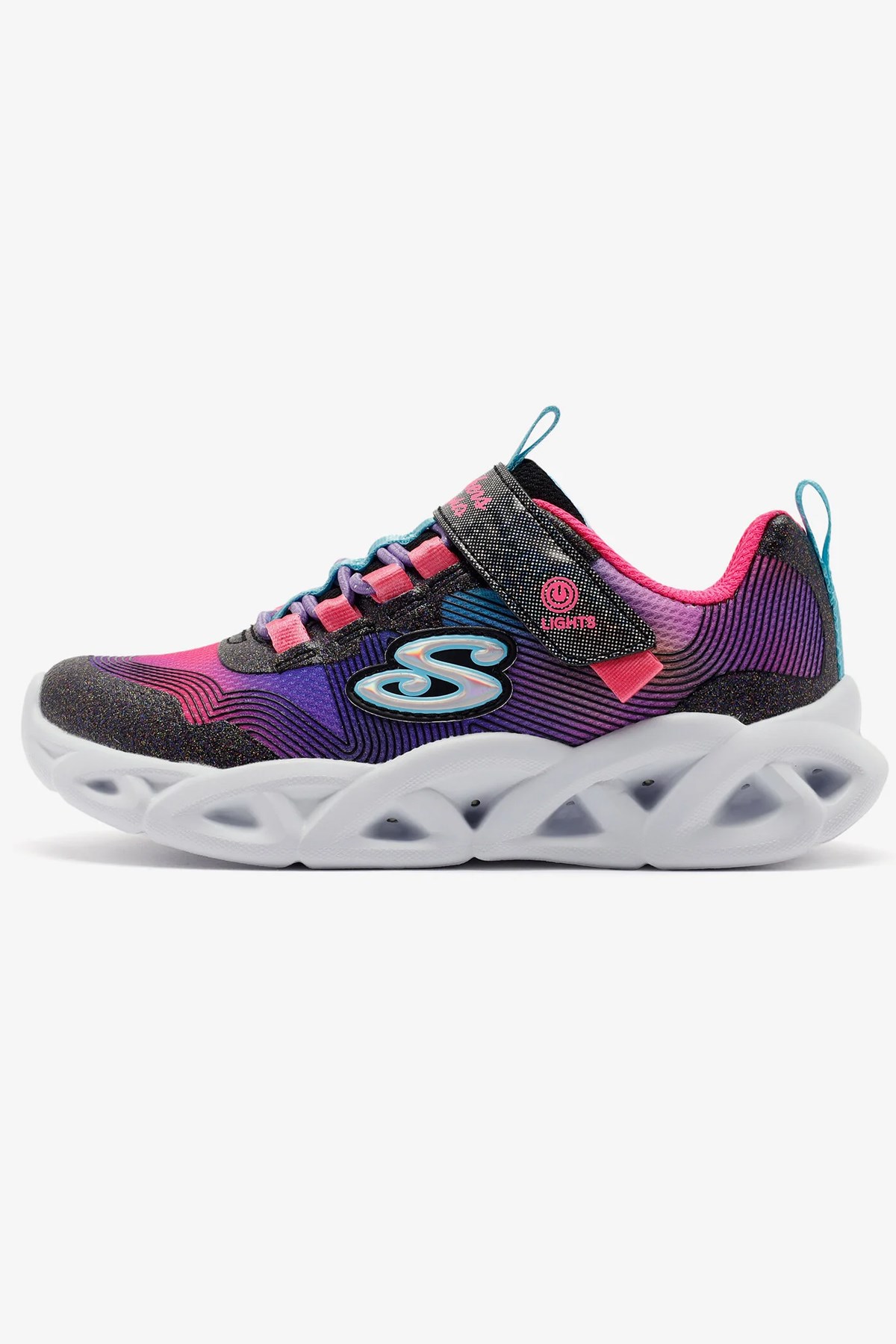 Skechers Twisty Brights Kız Çocuk Spor Ayakkabı 302339L BKM Siyah
