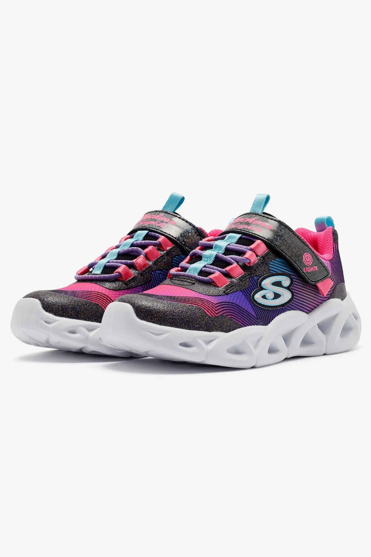 Skechers Twisty Brights Kız Çocuk Spor Ayakkabı 302339L BKM Siyah