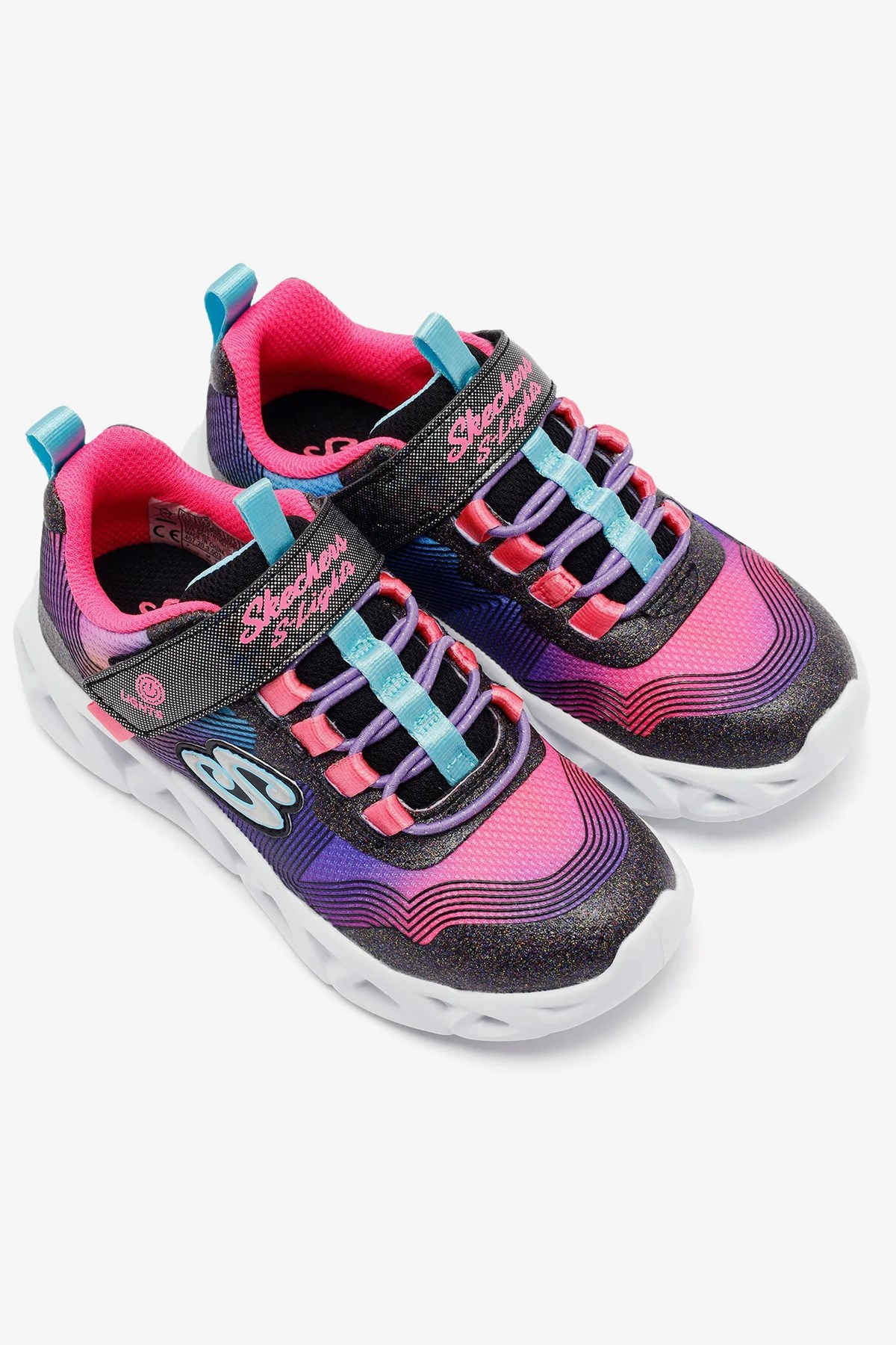 Skechers Twisty Brights Kız Çocuk Spor Ayakkabı 302339L BKM Siyah