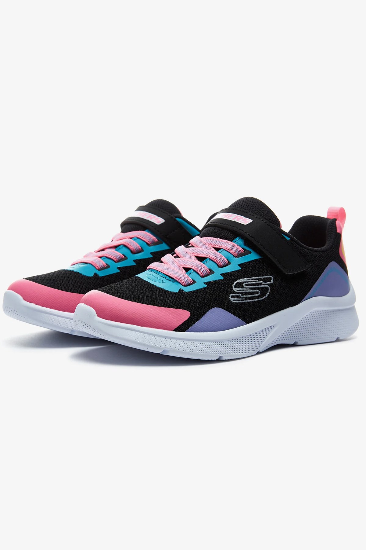 Skechers Microspec Çocuk Spor Ayakkabı 302348L BKMT Siyah