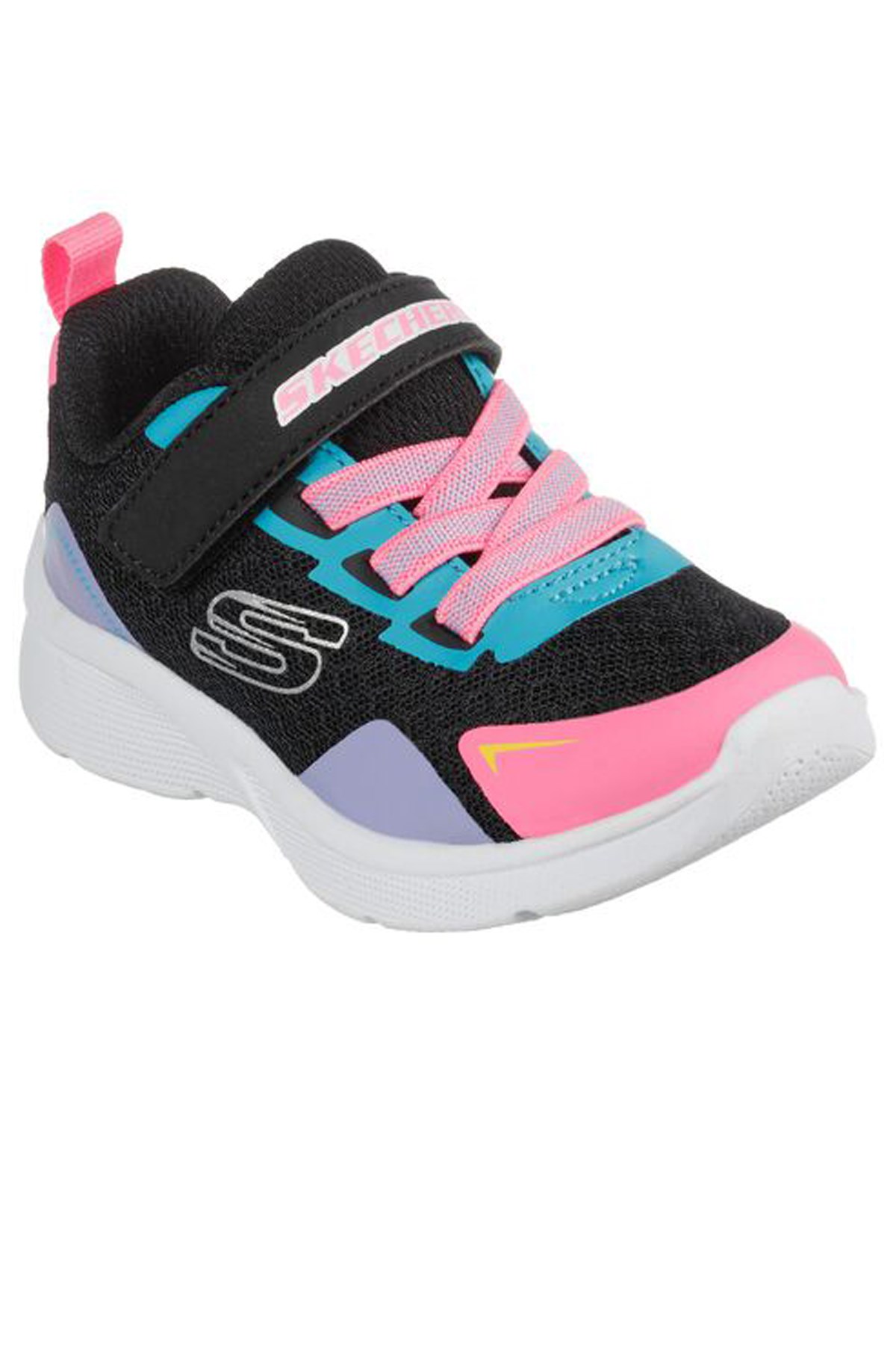 Skechers Microspec-Bright Retros Çocuk Spor Ayakkabı 302348N BKMT Siyah