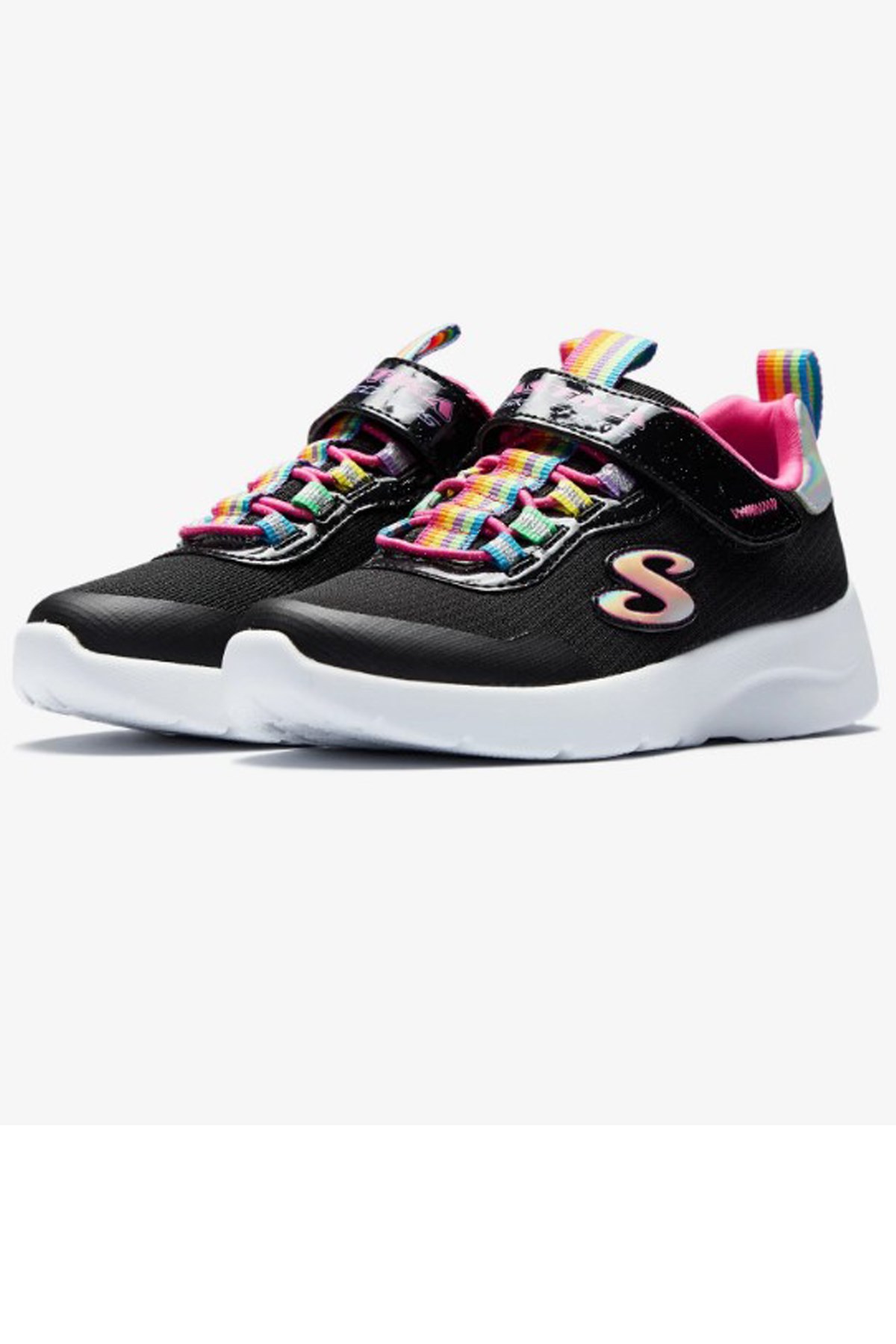 Skechers Dynamight 2.0-Rockin Rainbow Çocuk Spor Ayakkabı 302464L BKMT Siyah
