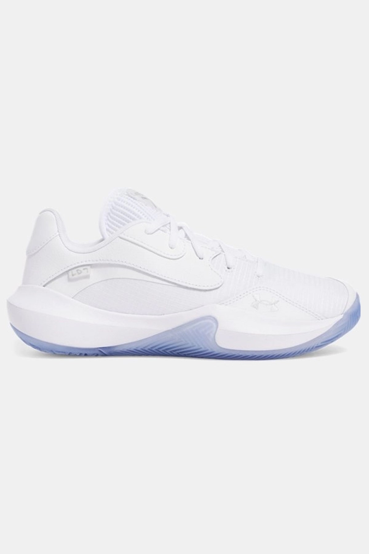 Under Armour Ua Lockdown 7 Low Erkek Basketbol Ayakkabısı 3027646-102 Beyaz