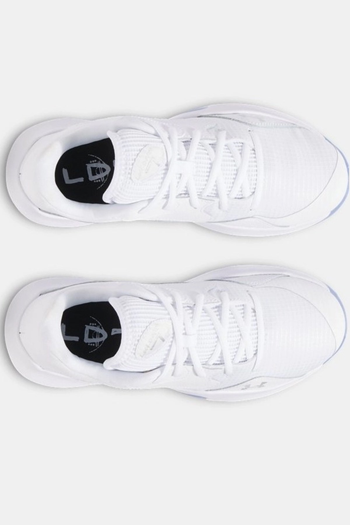 Under Armour Ua Lockdown 7 Low Erkek Basketbol Ayakkabısı 3027646-102 Beyaz