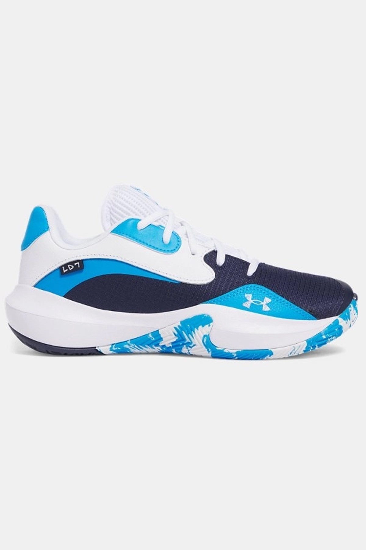 Under Armour Ua Lockdown 7 Low Erkek Basketbol Ayakkabısı 3027646-410 Lacivert