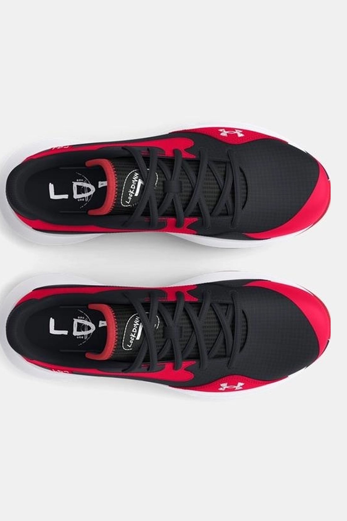 Under Armour Ua Lockdown 7 Low Erkek Basketbol Ayakkabısı 3027646-600 Kırmızı