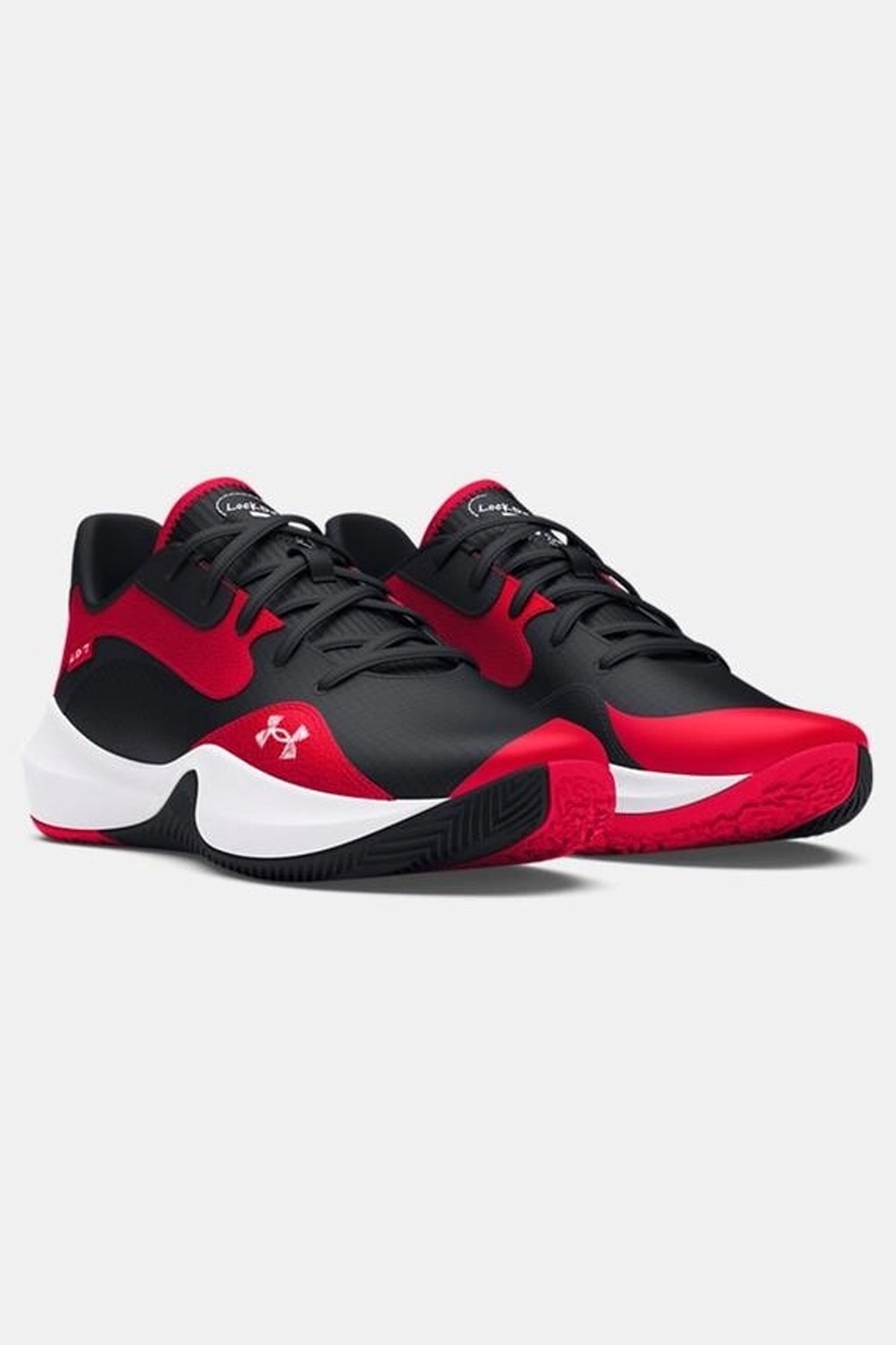 Under Armour Ua Lockdown 7 Low Erkek Basketbol Ayakkabısı 3027646-600 Kırmızı