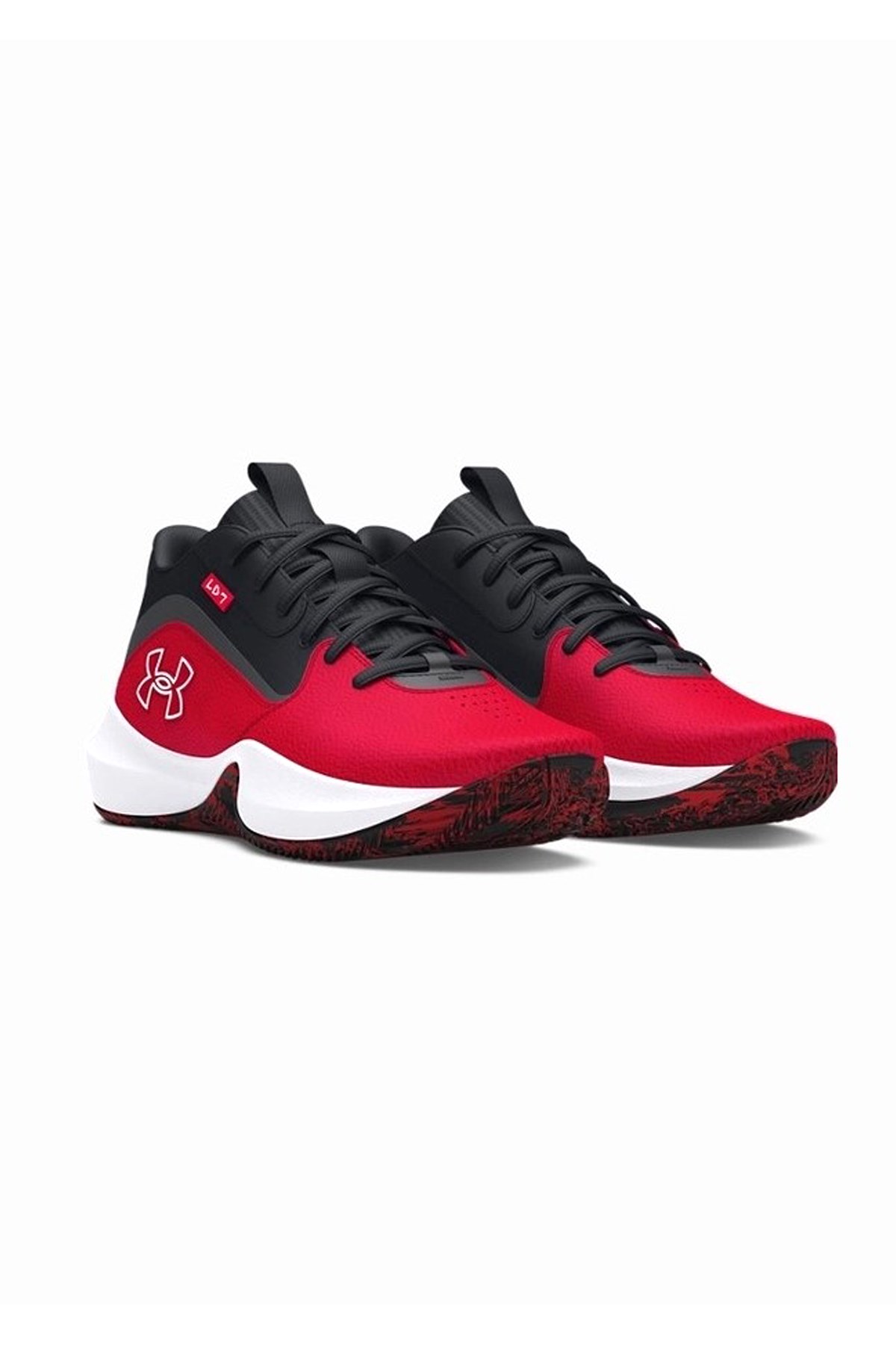 Under Armour Lockdown 7 Erkek Basketbol Ayakkabısı 3028512-600 Kırmızı