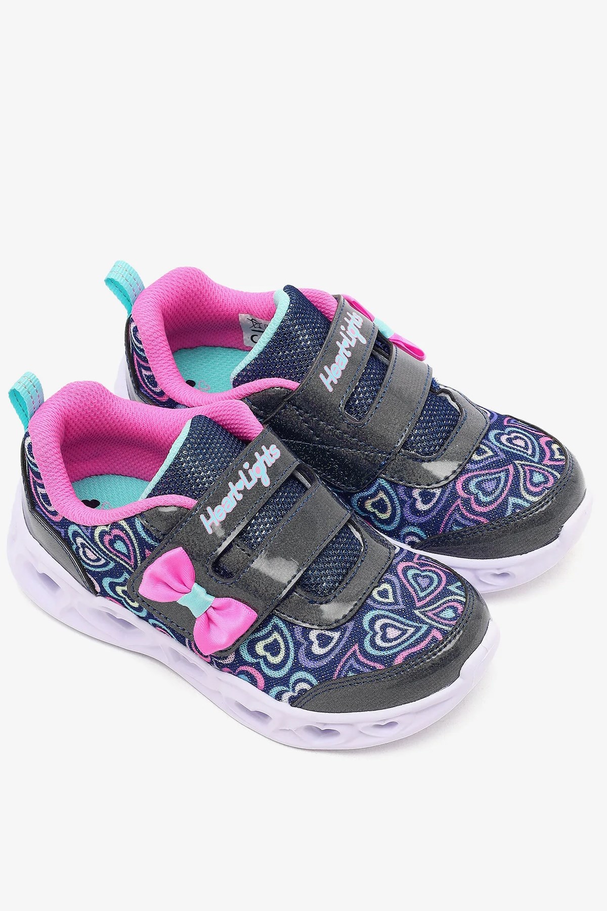 Skechers Heart Lights Boogie Land Bebek Spor Ayakkabı Lacivert