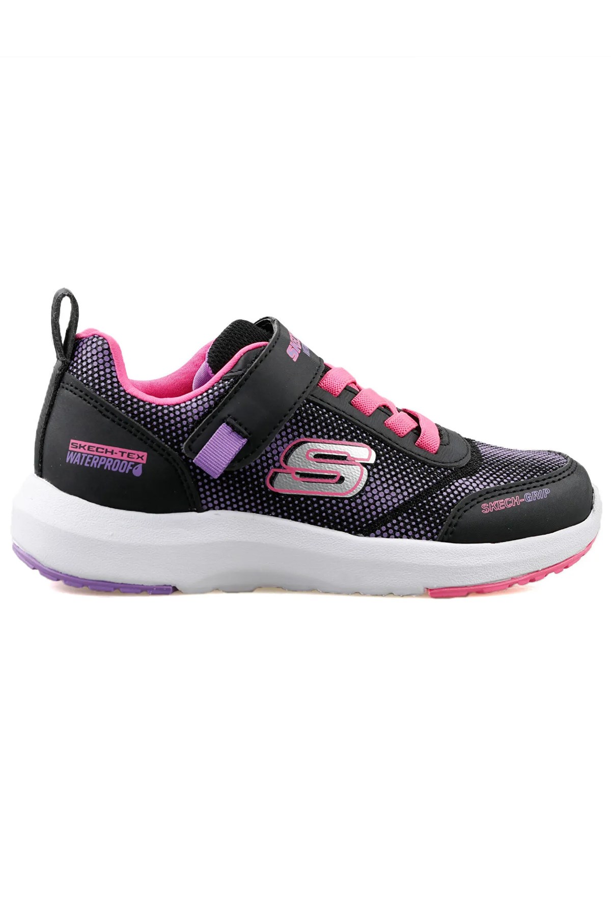 Skechers Dynamic Tread Kız Çocuk Spor Ayakkabı 303387L BKHP Siyah