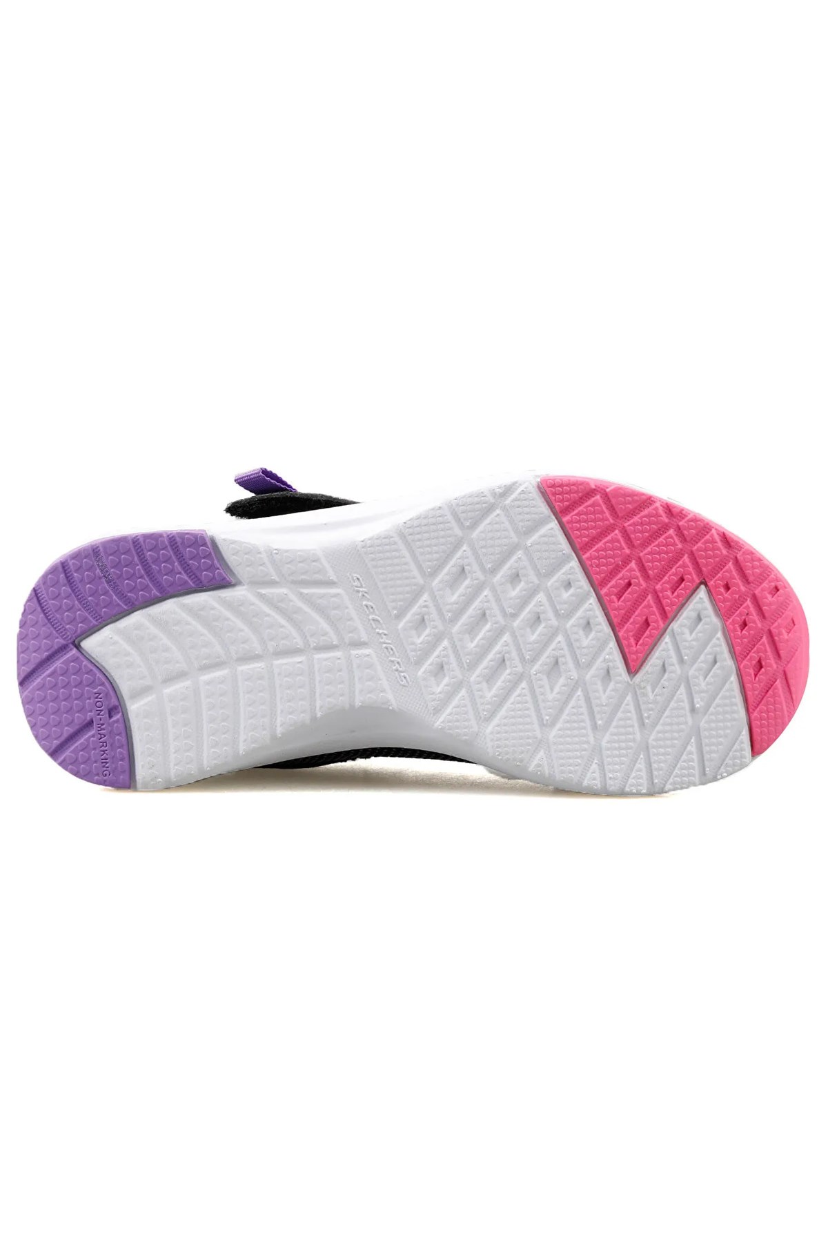 Skechers Dynamic Tread Kız Çocuk Spor Ayakkabı 303387L BKHP Siyah
