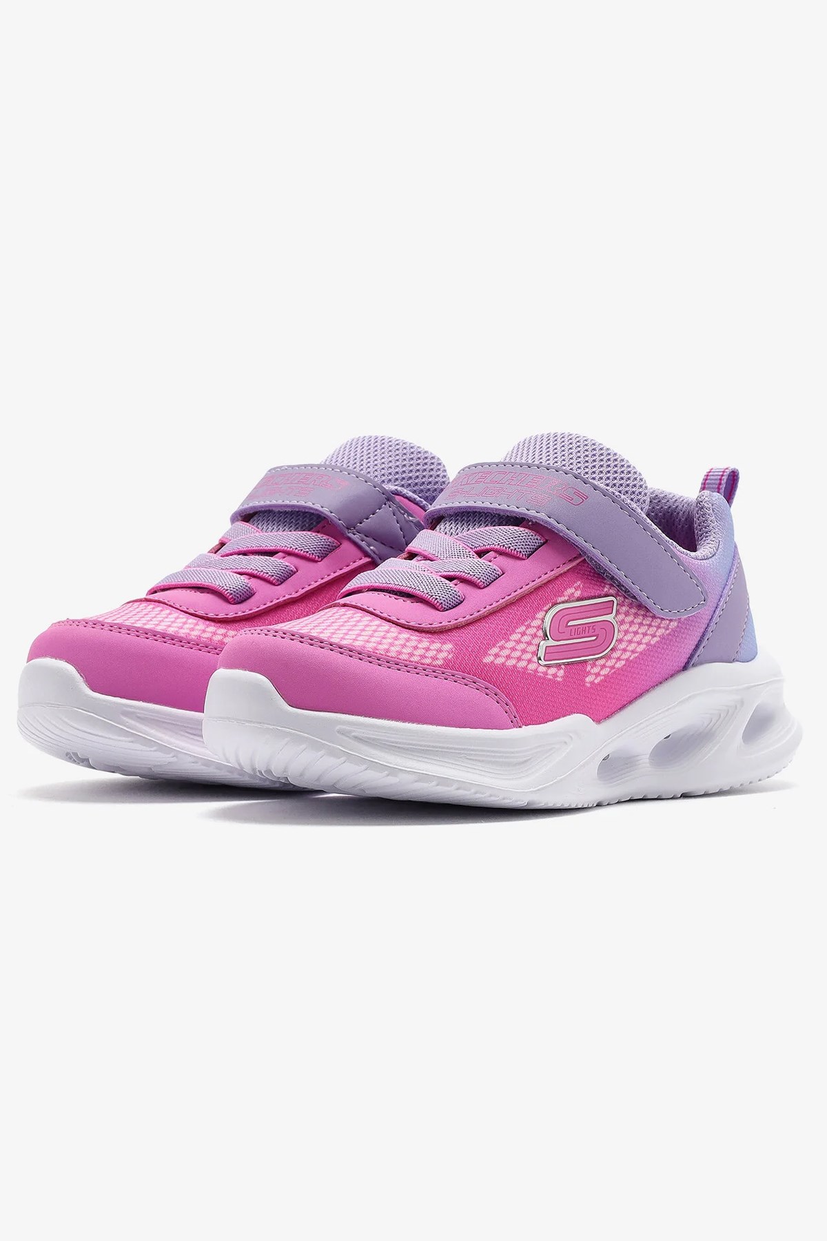 Skechers Skechers Sola Glow Ombre Deluxe Çocuk Spor Ayakkabı 303714N Mor
