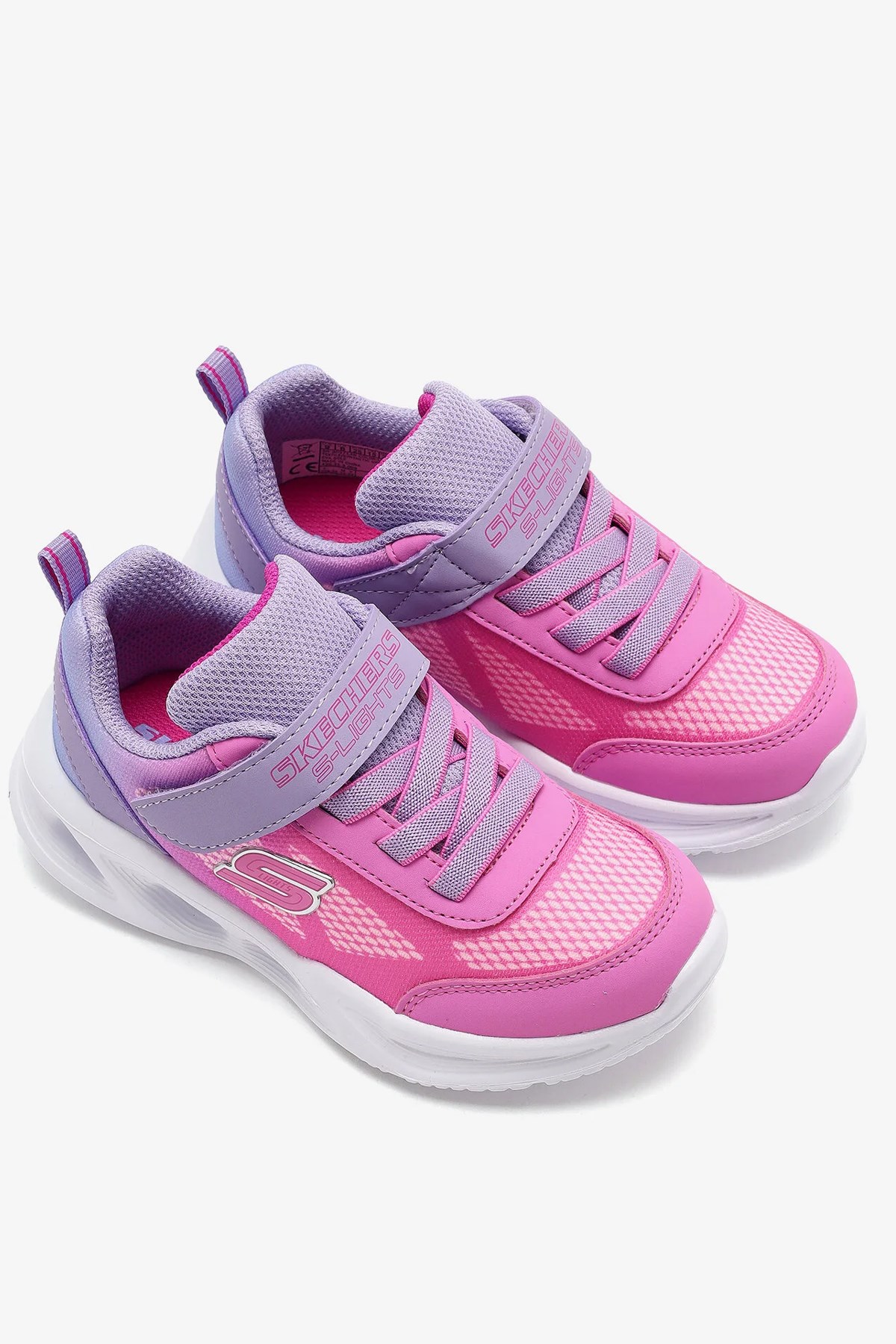 Skechers Skechers Sola Glow Ombre Deluxe Çocuk Spor Ayakkabı 303714N Mor