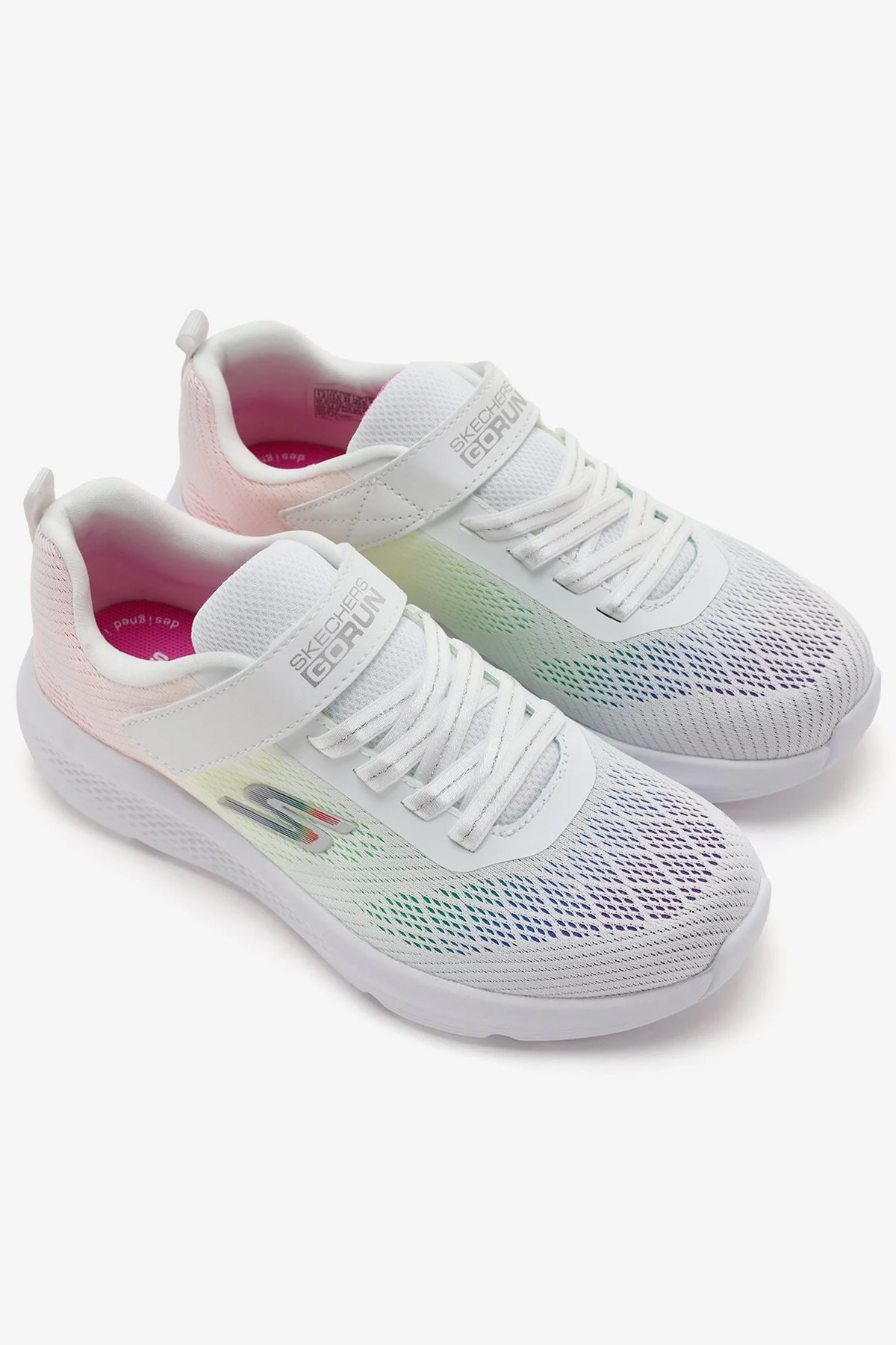 Skechers Go Run Elevate Çocuk Spor Ayakkabı 303922L WMLT Beyaz