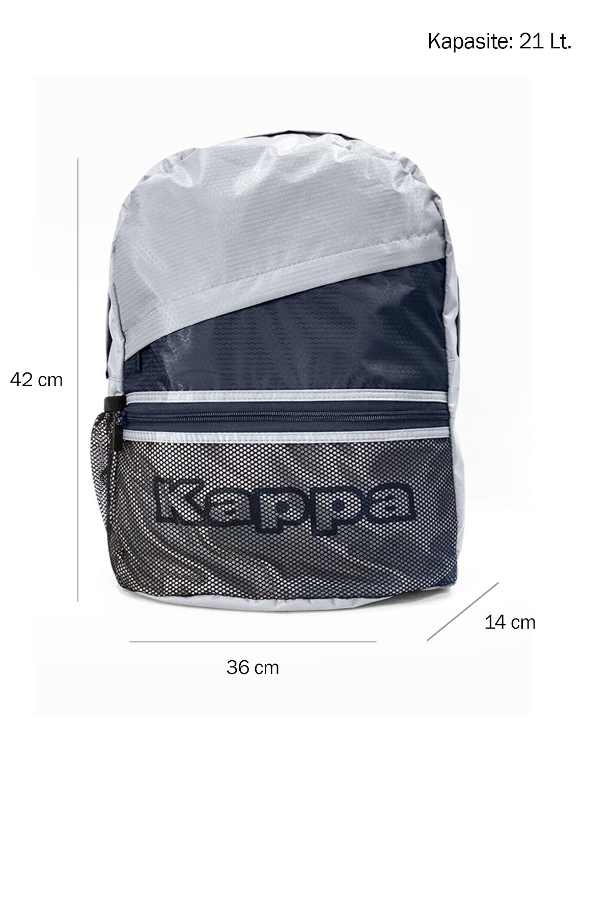 Kappa Biza Unisex Sırt Çantası 304S9G0-042 Gri
