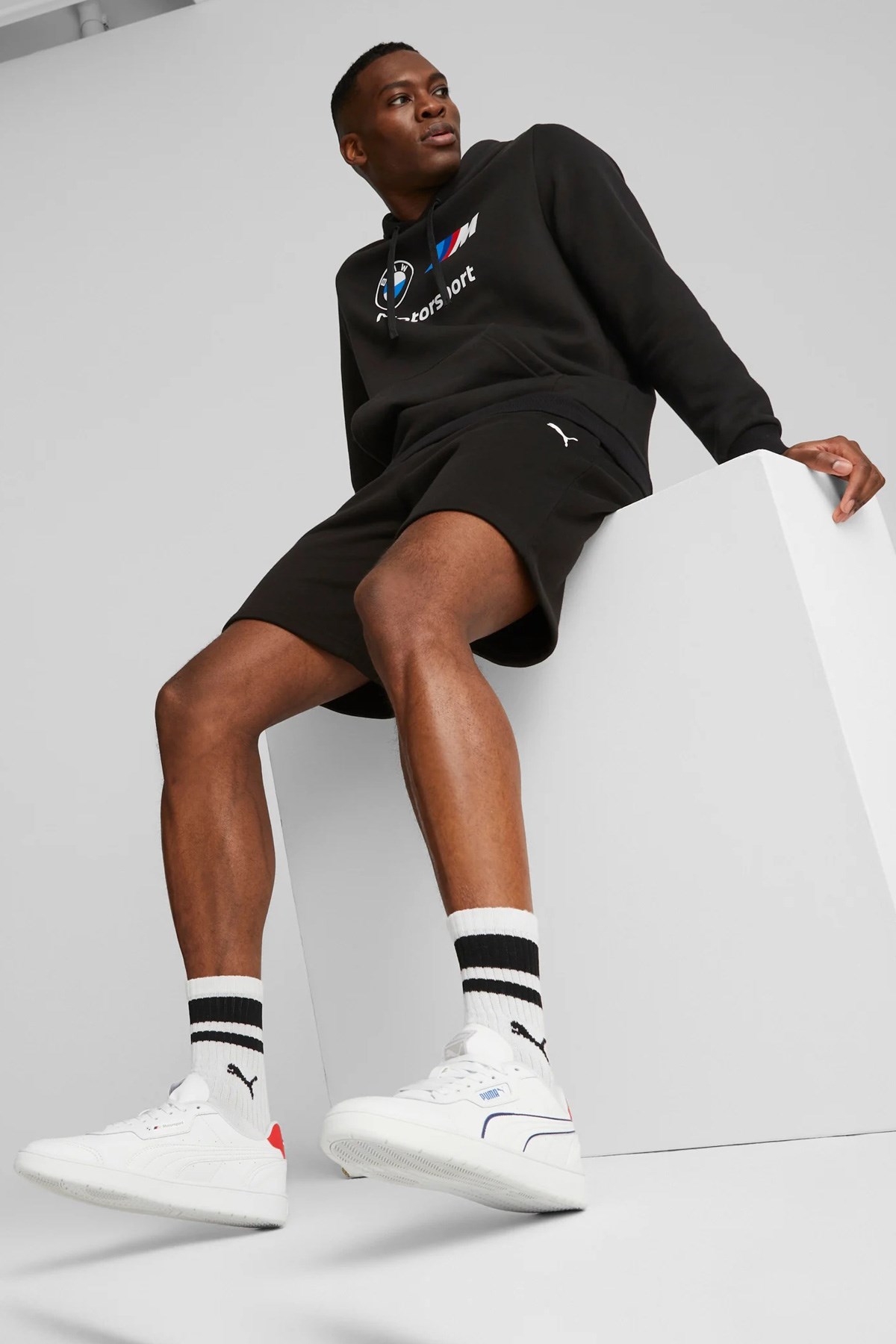 Puma MMS Court Guard Erkek Spor Ayakkabı 30757302 Beyaz
