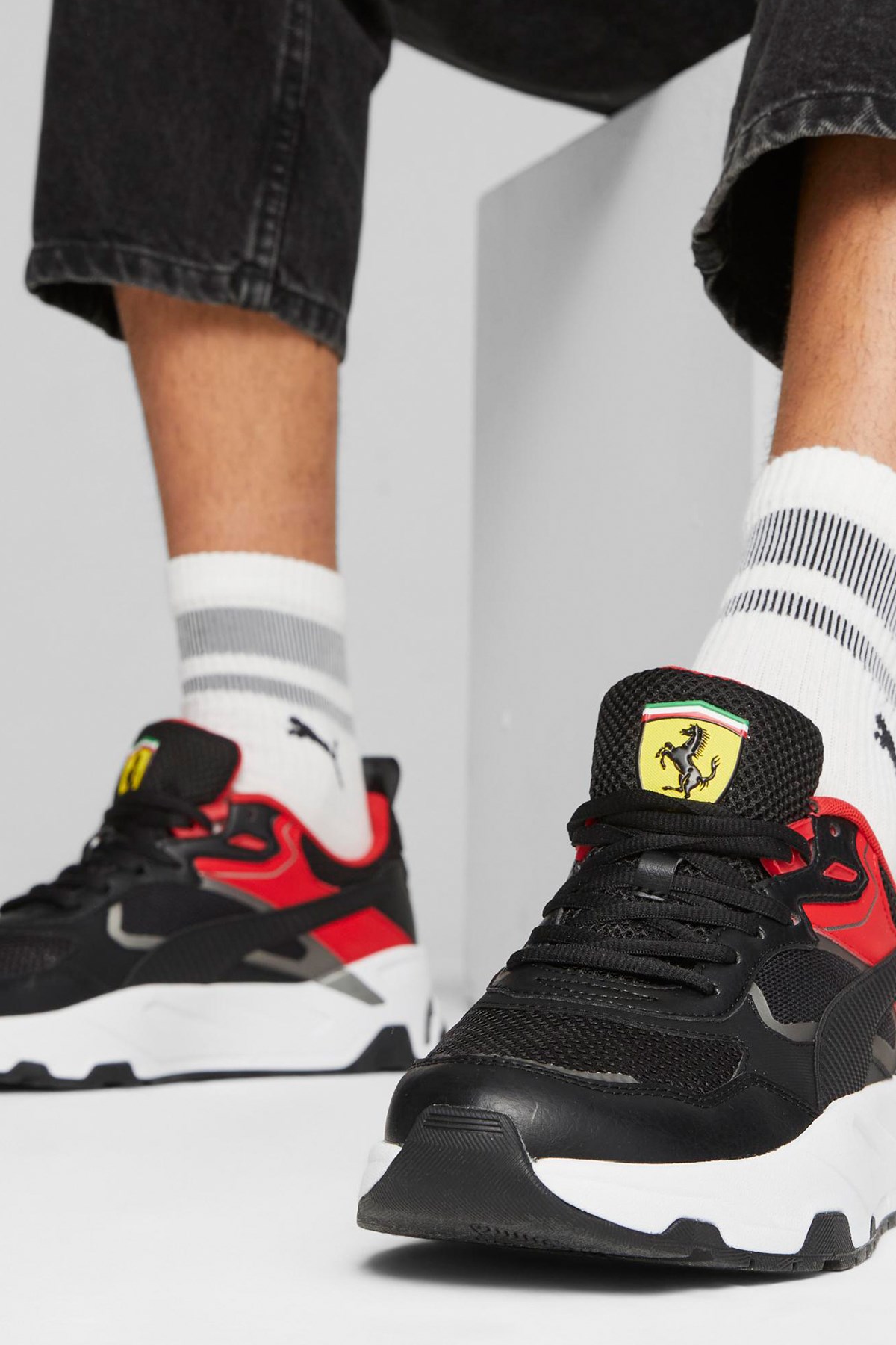 Puma Ferrari Trinity Erkek Sneaker 30795001 Siyah