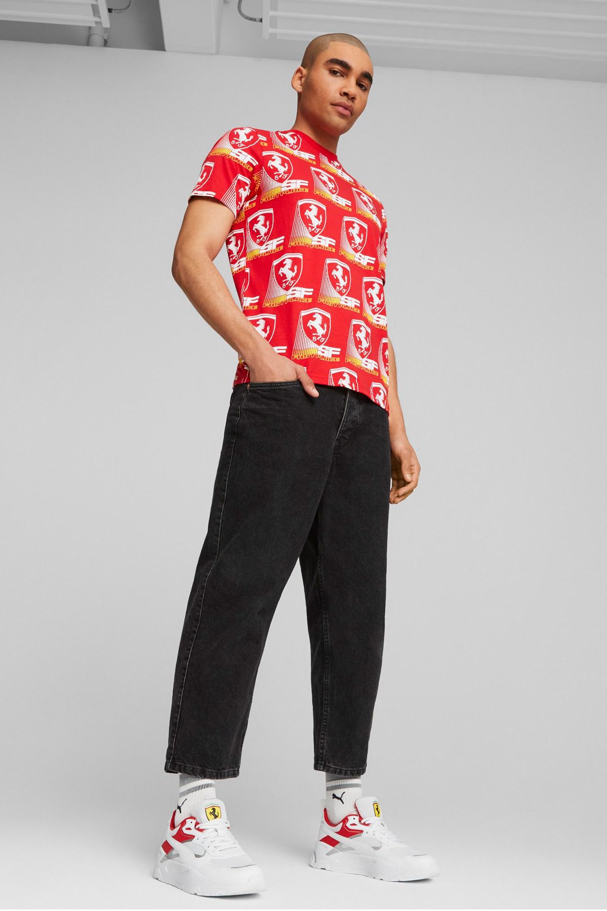 Puma Ferrari Trinity Erkek Sneaker 30795002 Beyaz