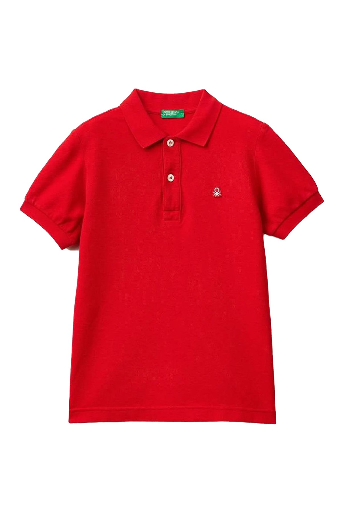 Benetton Çocuk Polo Tişört 3089C300Q Kırmızı