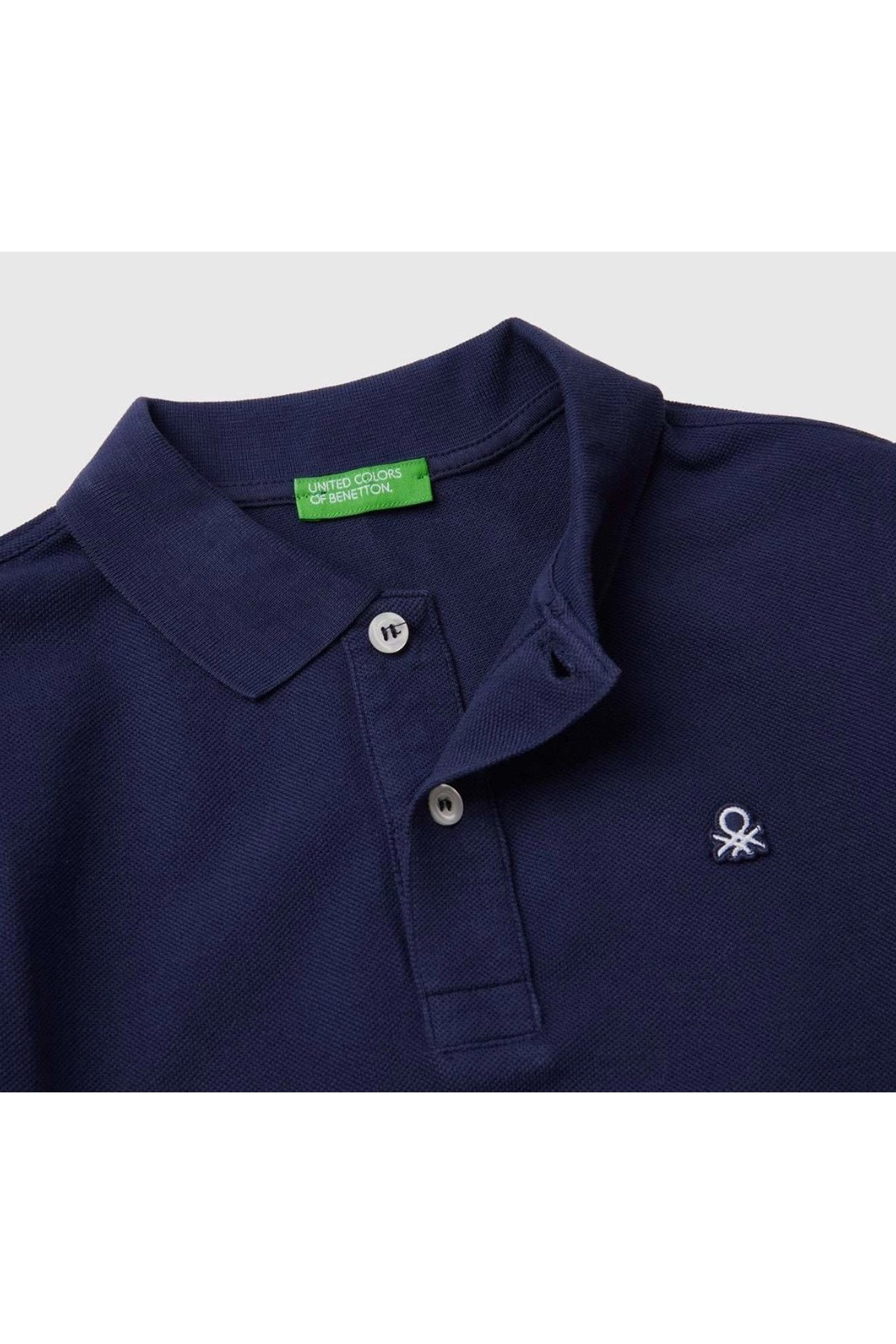 Benetton Çocuk Polo Tişört 3089C300Q Lacivert