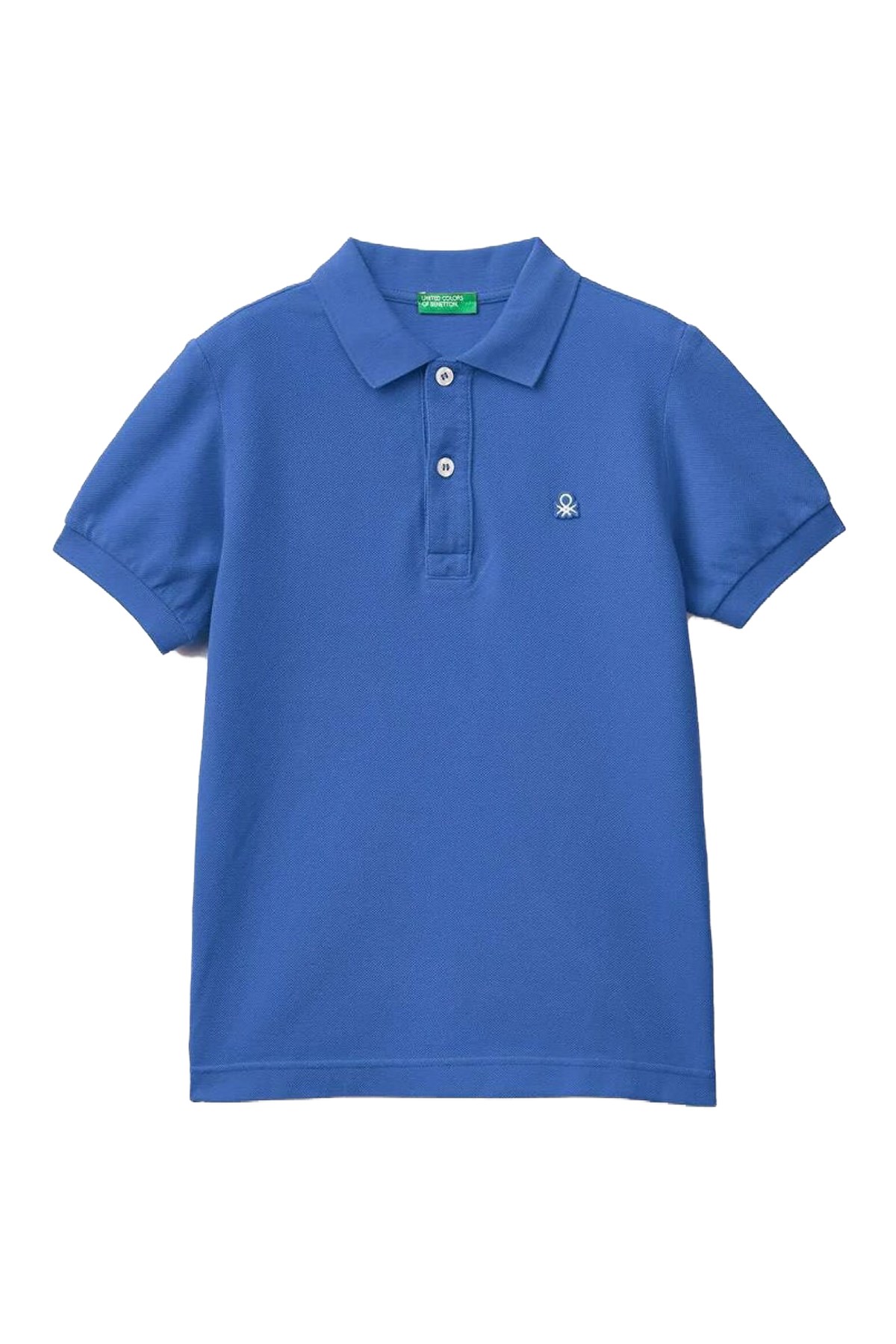 Benetton Çocuk Polo Tişört 3089C300Q Mavi