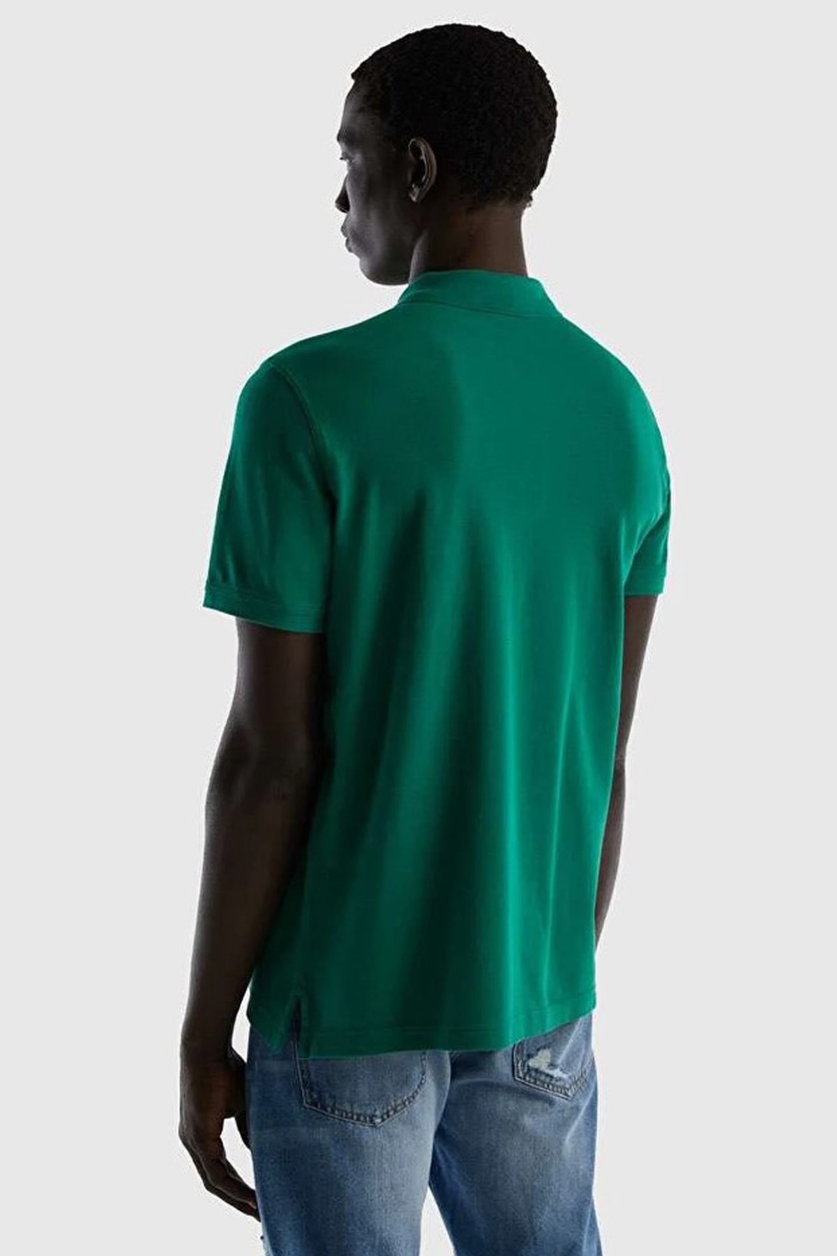 Benetton Erkek Polo Tişört 3089J3179 Haki