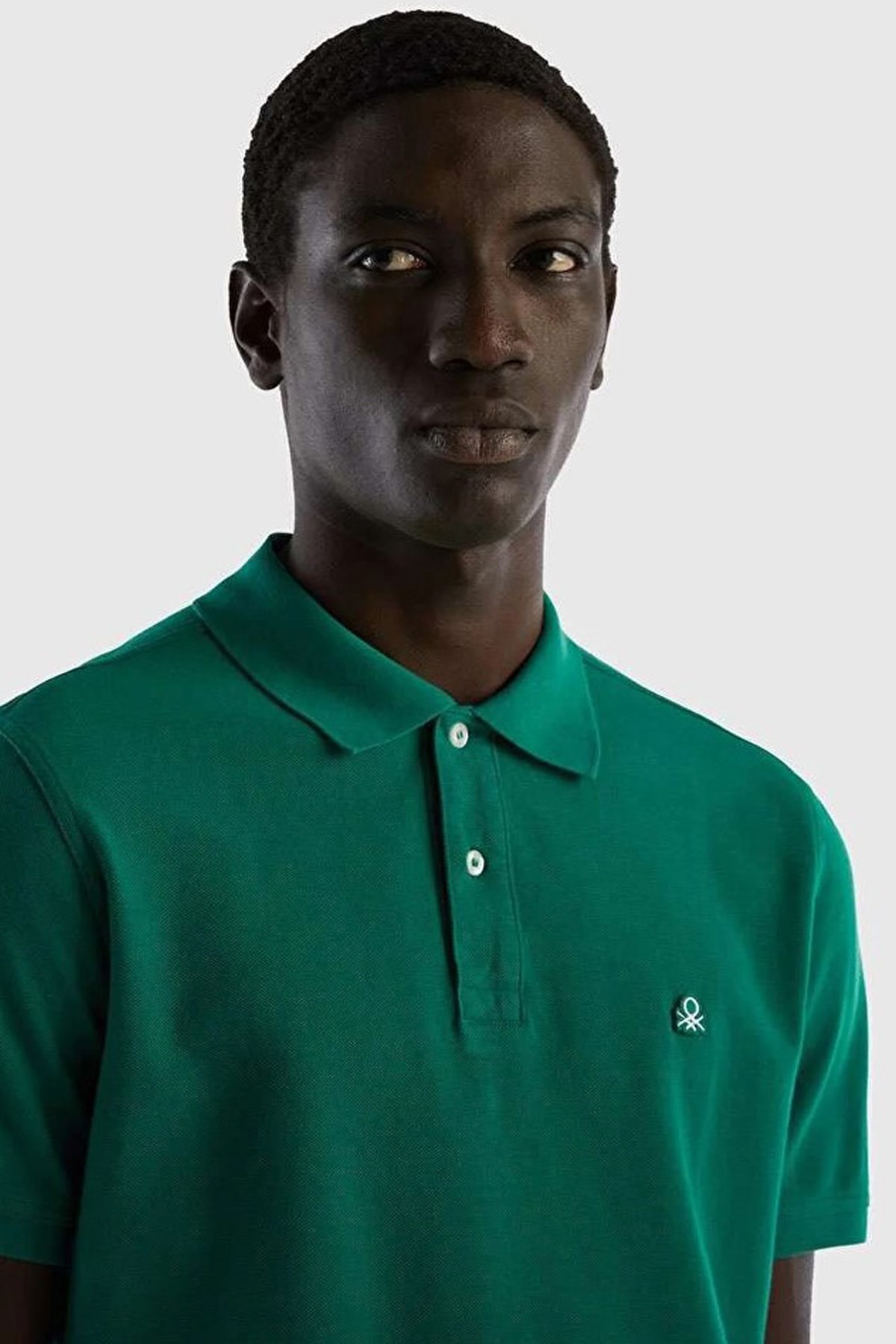 Benetton Erkek Polo Tişört 3089J3179 Haki