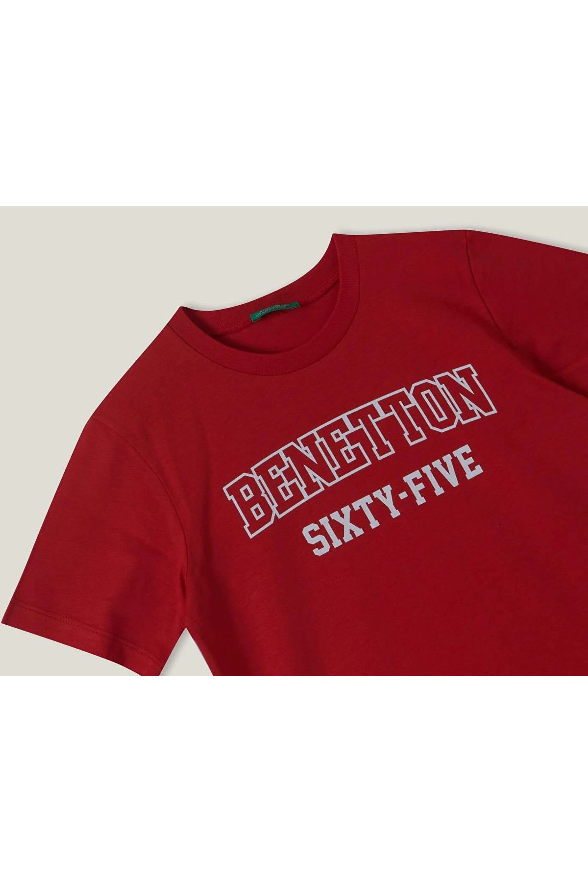 Benetton Çocuk Tişört 3096C10C6 Kırmızı