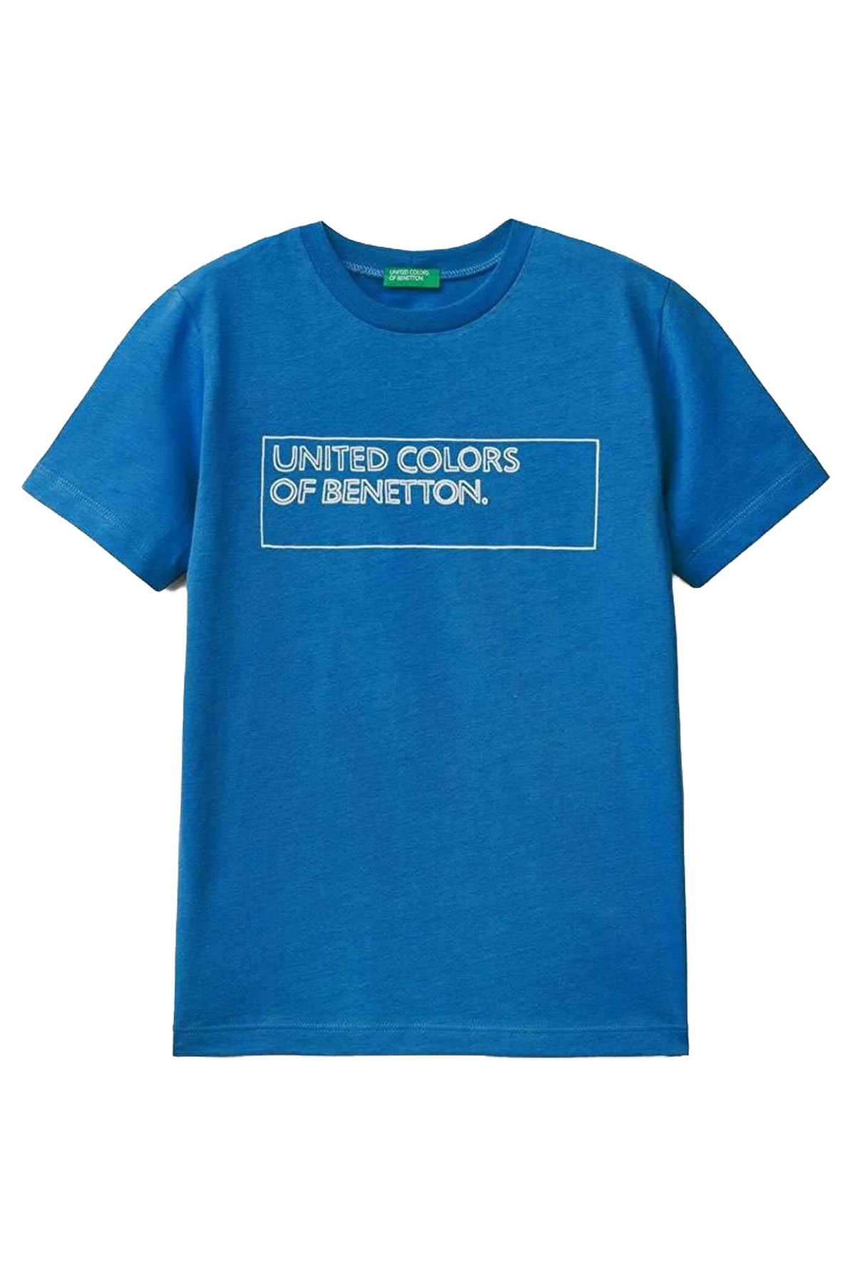 Benetton Çocuk Tişört 3096C10C6 Mavi