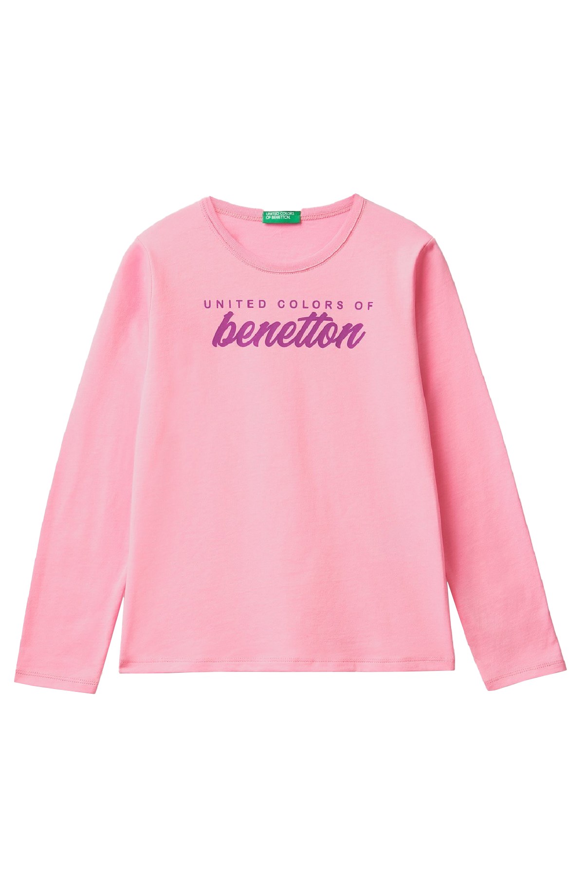 Benetton Çocuk Sweatshirt 3096C10C9 Pembe