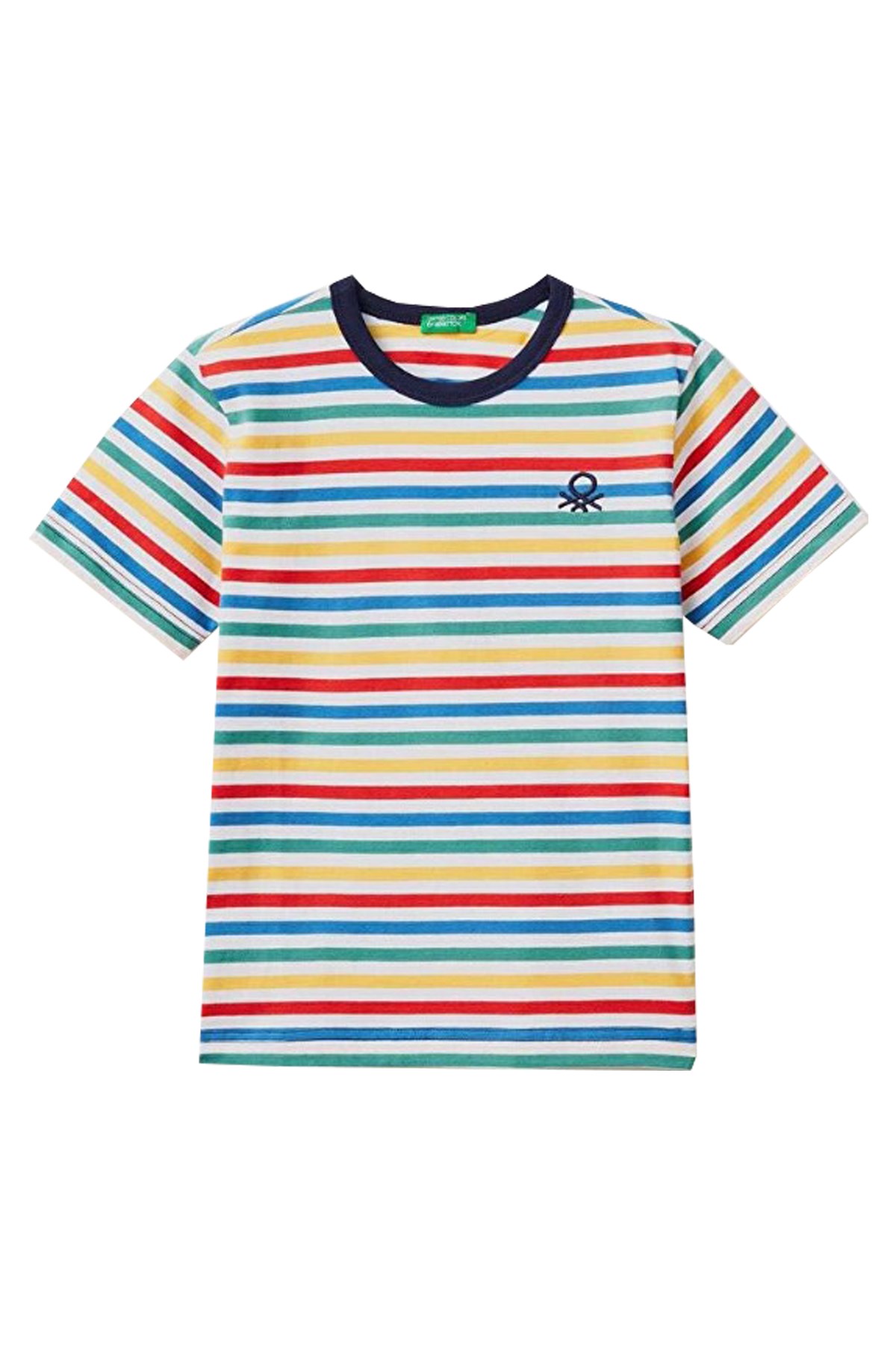 Benetton Çocuk Tişört 30YFC10AE Beyaz