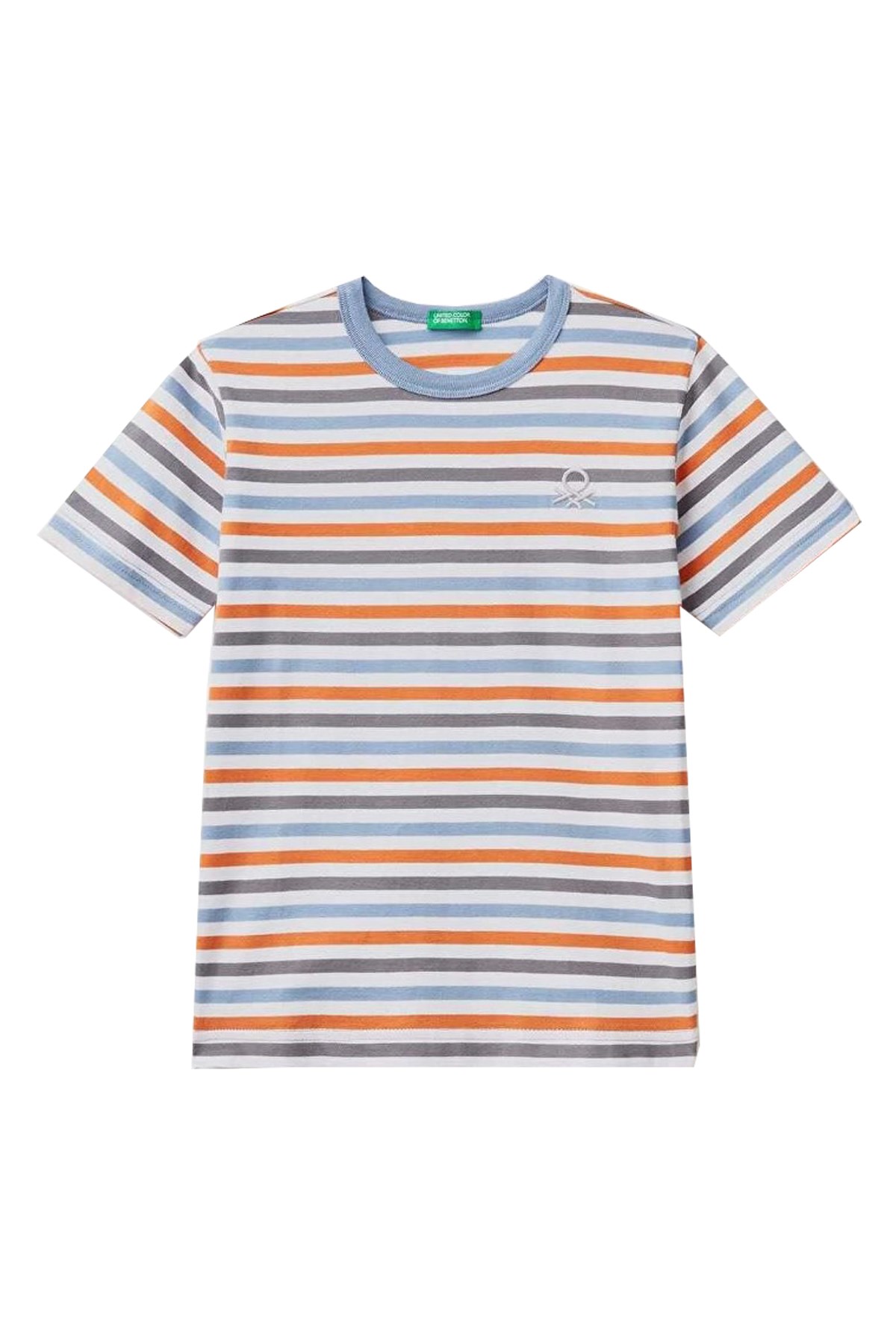 Benetton Çocuk Tişört 30YFC10AE Gri