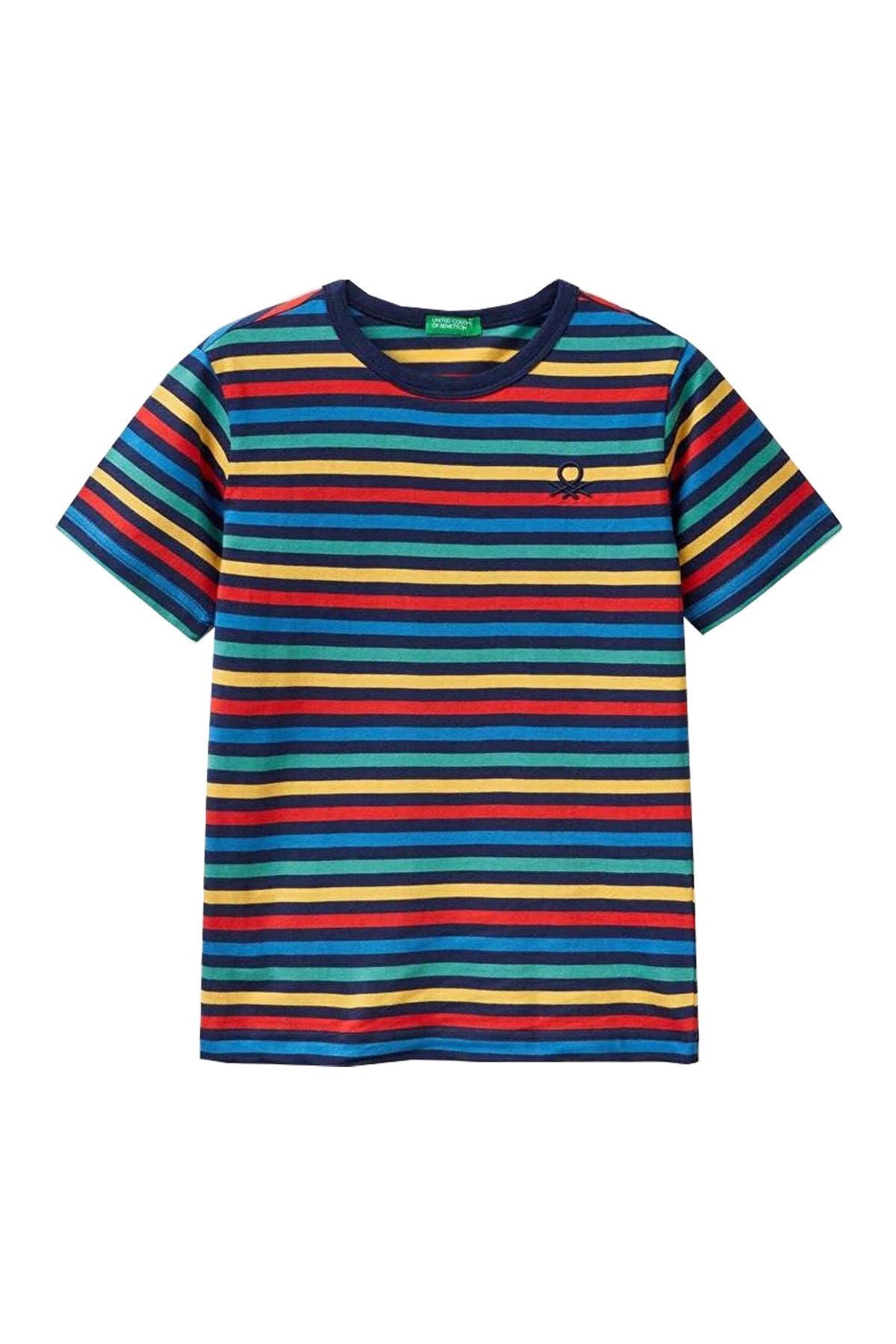 Benetton Çocuk Tişört 30YFC10AE Lacivert