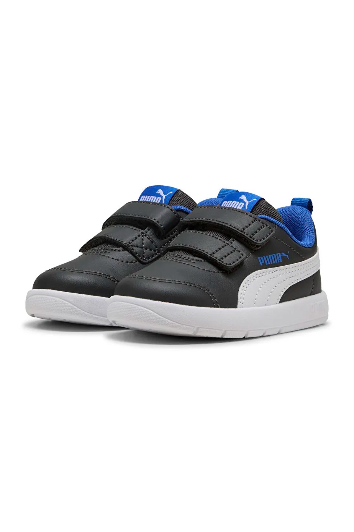 Puma Courtflex V3 V Inf Çocuk Spor Ayakkabı Gri