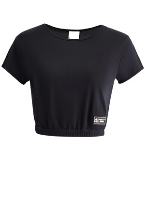 Kappa Authentic Tier One Lamara Kadın Tişört Siyah