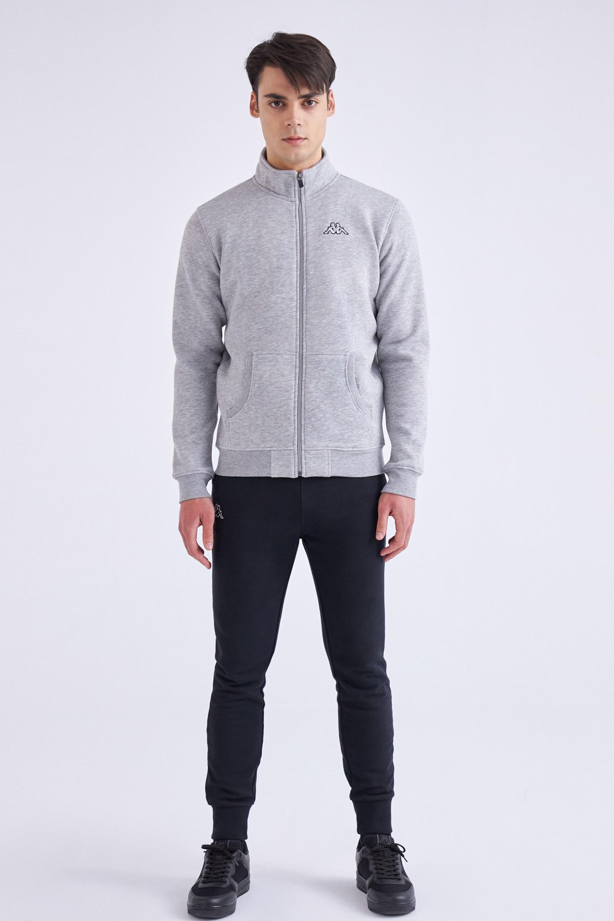 Kappa Logo Zentil Erkek Ceket 321H24W Gri