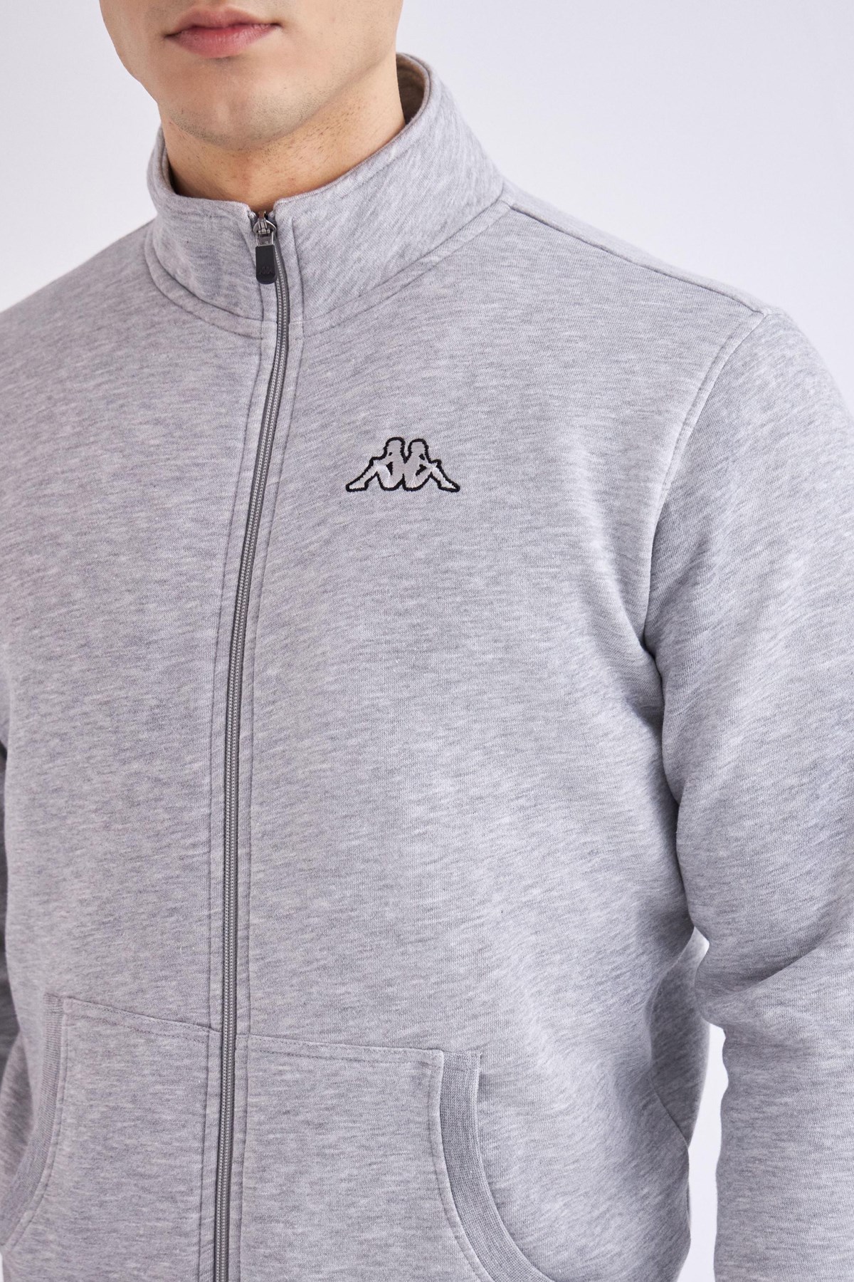 Kappa Logo Zentil Erkek Ceket 321H24W Gri