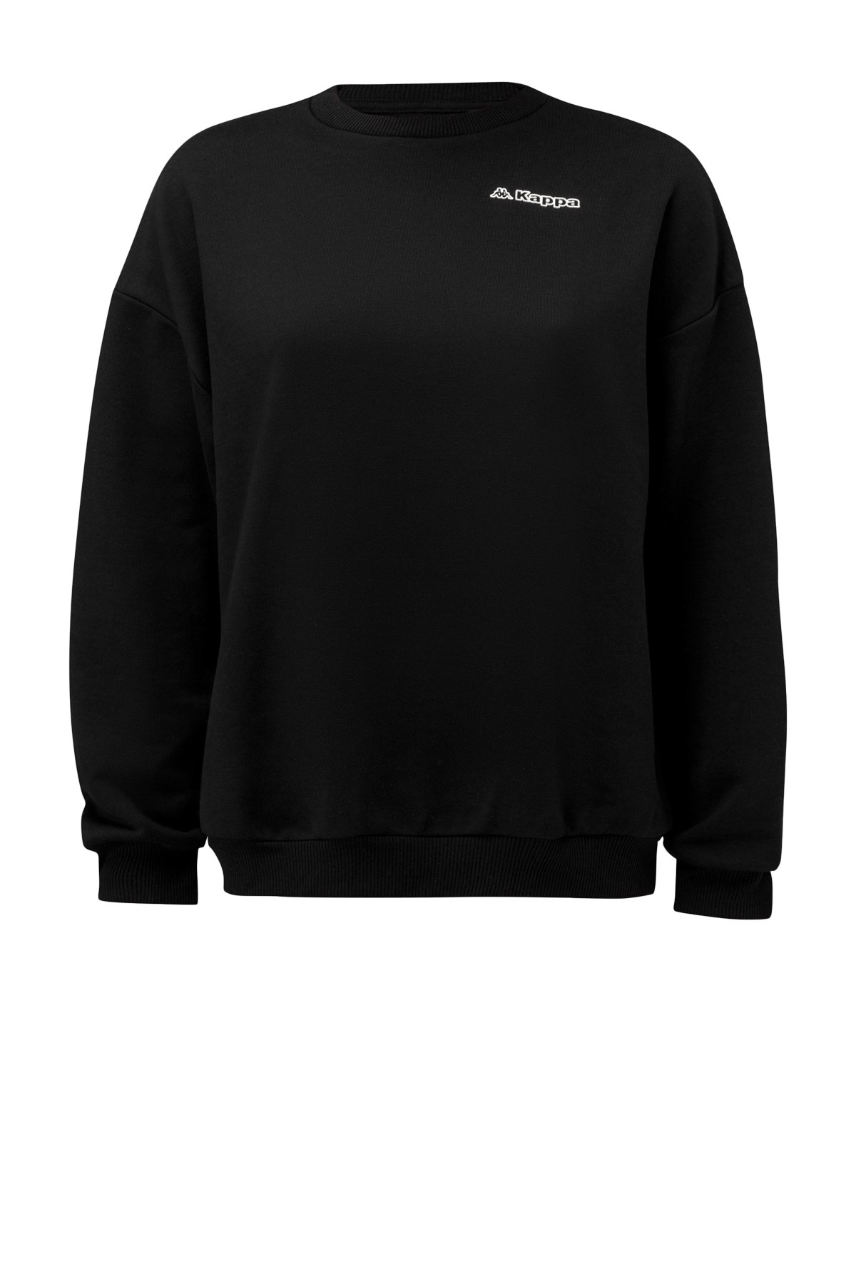 Kappa Logo 365 Deffe Kadın Sweatshirt 321J63W Siyah