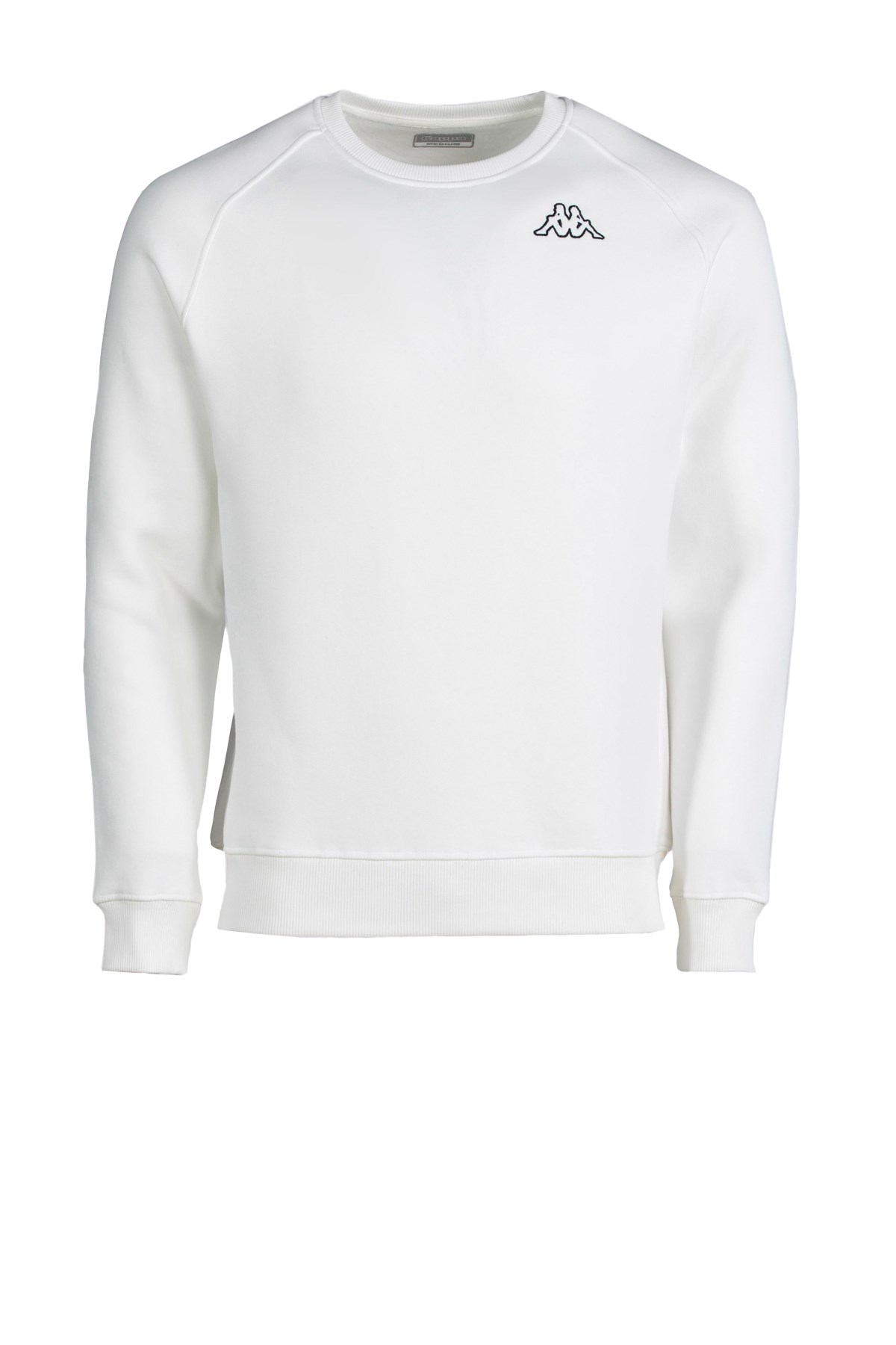 Kappa Logo Caimali Erkek Sweatshirt 321J65W Beyaz