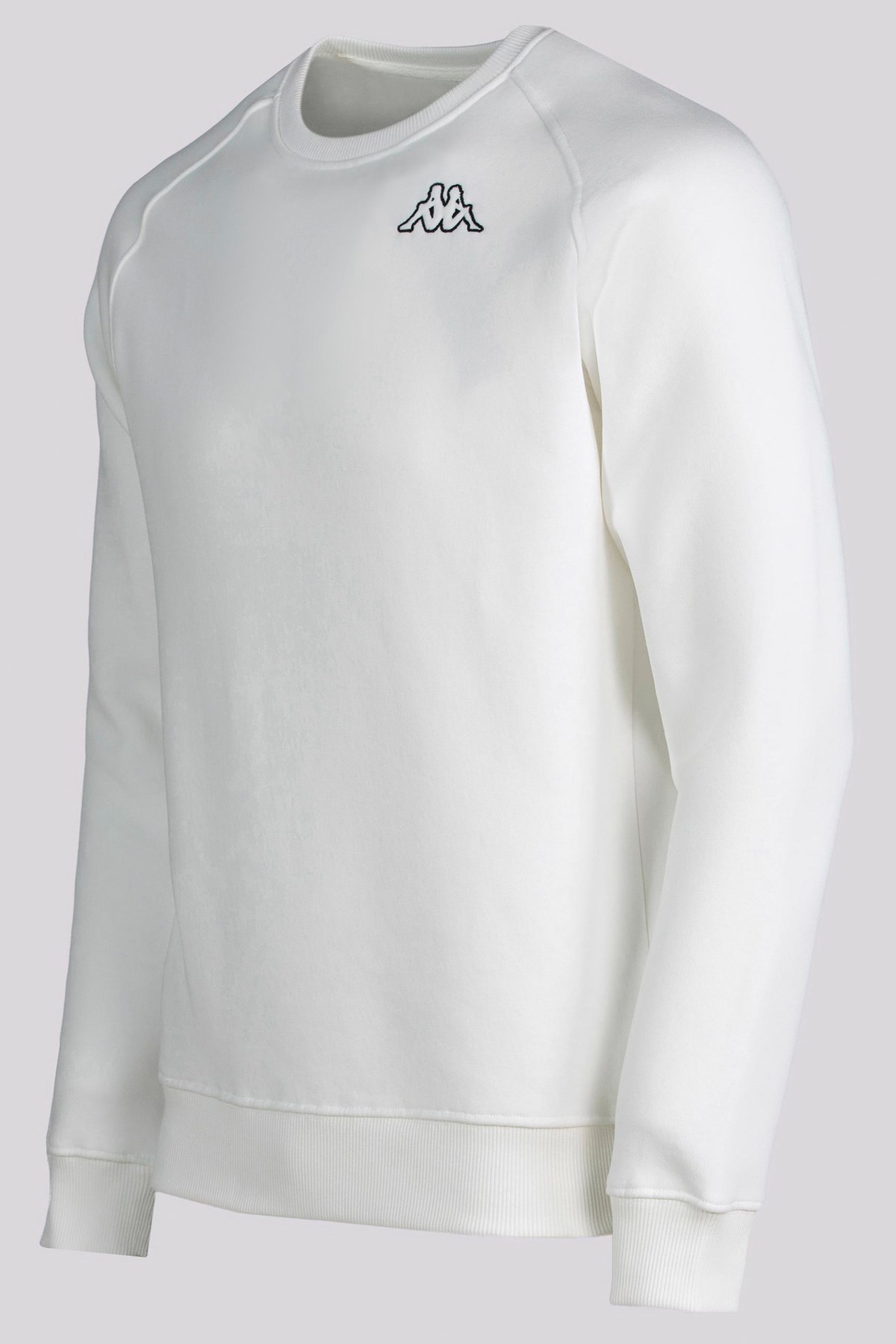 Kappa Logo Caimali Erkek Sweatshirt 321J65W Beyaz