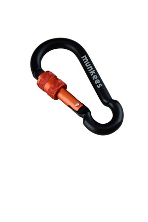 Munkees Pear-Shape 8mm X 8cm Vidalı Kilit Carabiner Anahtarlık 3249