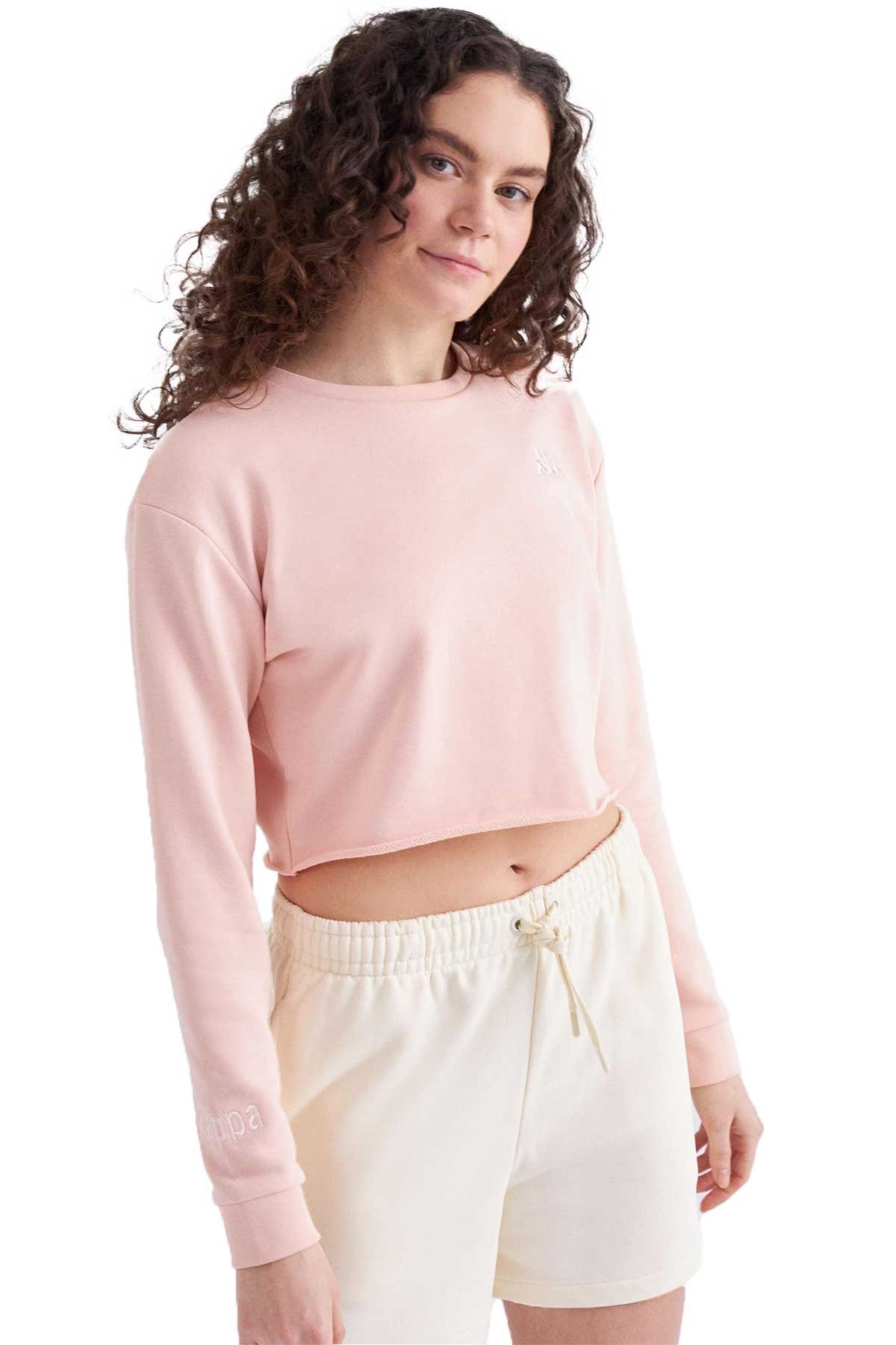 Kappa Authentic Gennyx Kadın Sweatshirt 331E69W Pembe