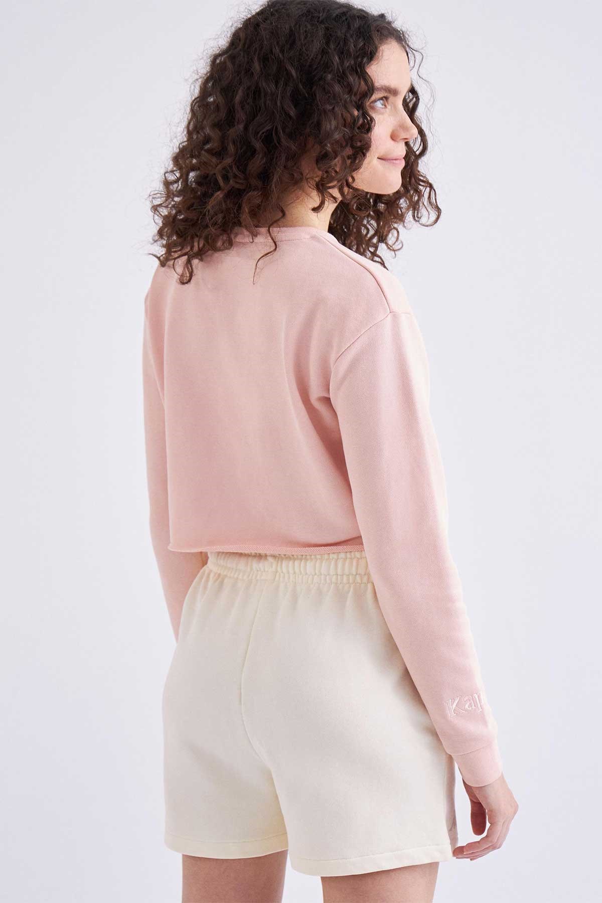 Kappa Authentic Gennyx Kadın Sweatshirt 331E69W Pembe