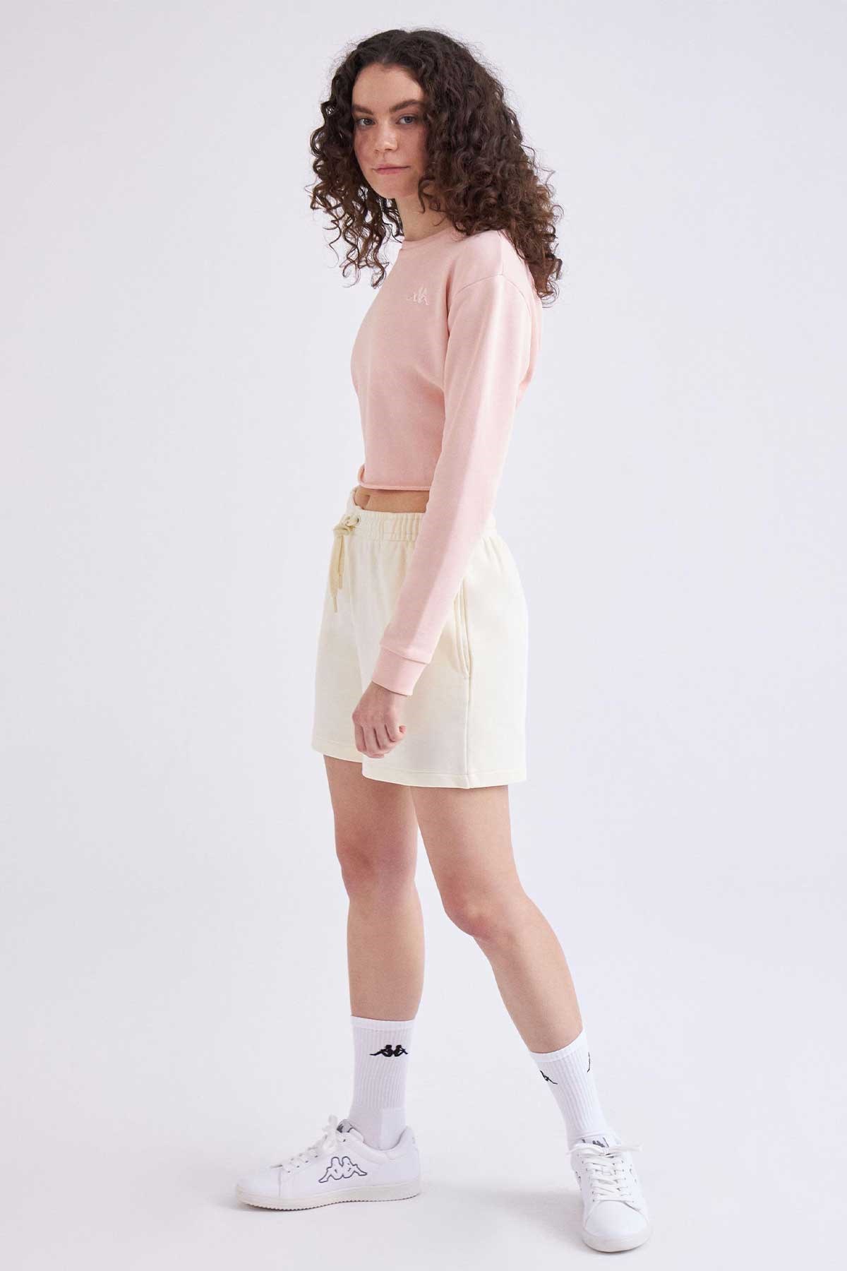 Kappa Authentic Gennyx Kadın Sweatshirt 331E69W Pembe