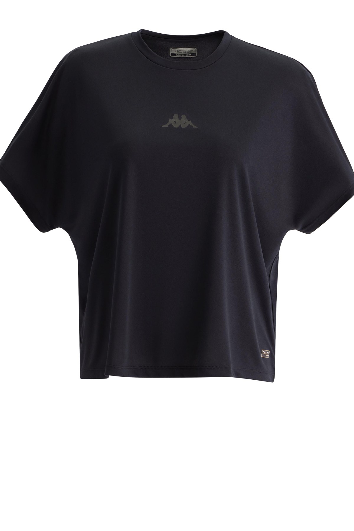 Kappa Kombat Dye Kadın Tişört Siyah
