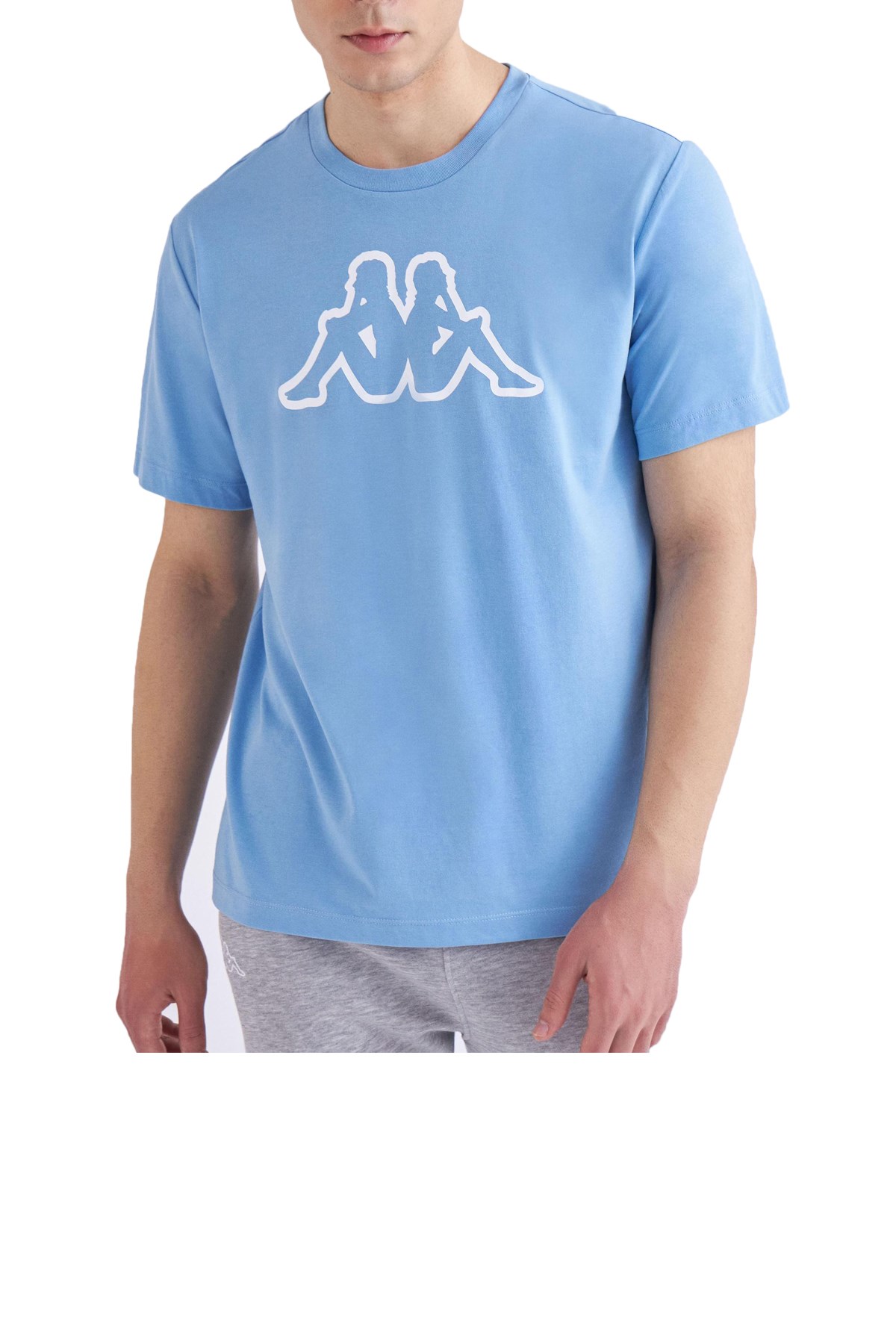 Kappa Logo Cromen Erkek Tişört 331F1NW Mavi